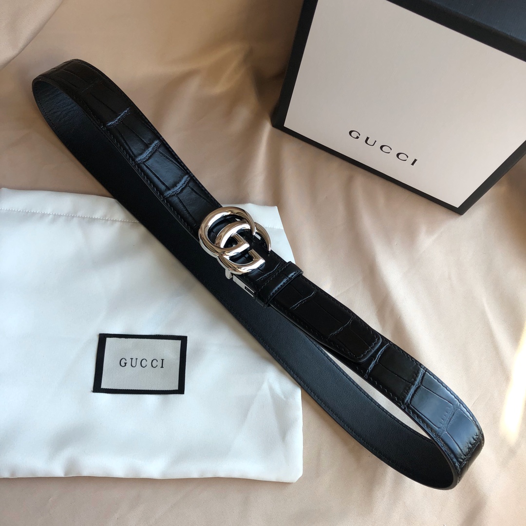 Gucci A貨銀扣鱷魚紋皮帶 男士精品皮革高端質感款|超A仿原單精品圖片 11 Gucci A貨銀扣鱷魚紋皮帶 男士精品皮革高端質感款|歐美奢侈品精品推薦