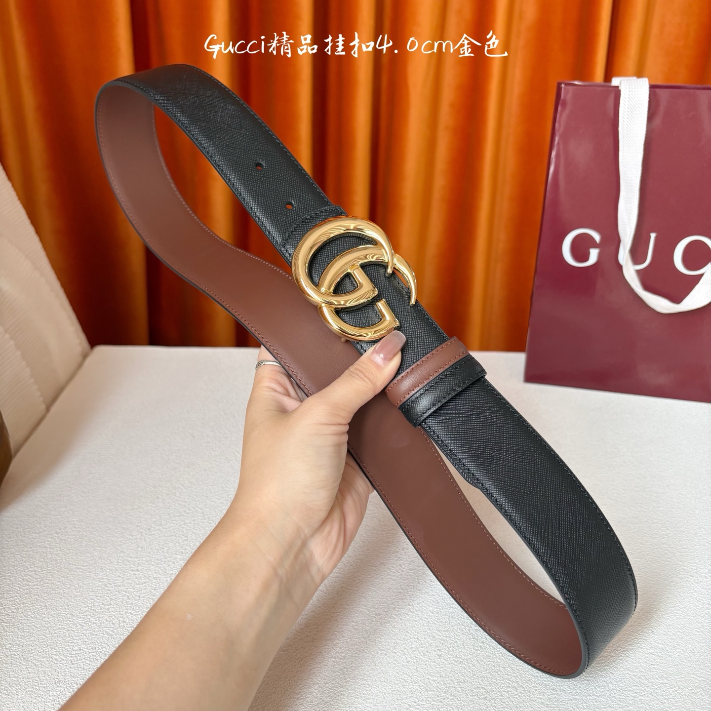 Gucci 原單雙圈G標誌皮帶 4cm寬版造型多色可選|超A仿原單精品圖片 7 Gucci 原單雙圈G標誌皮帶 4cm寬版造型多色可選|歐美奢侈品精品推薦