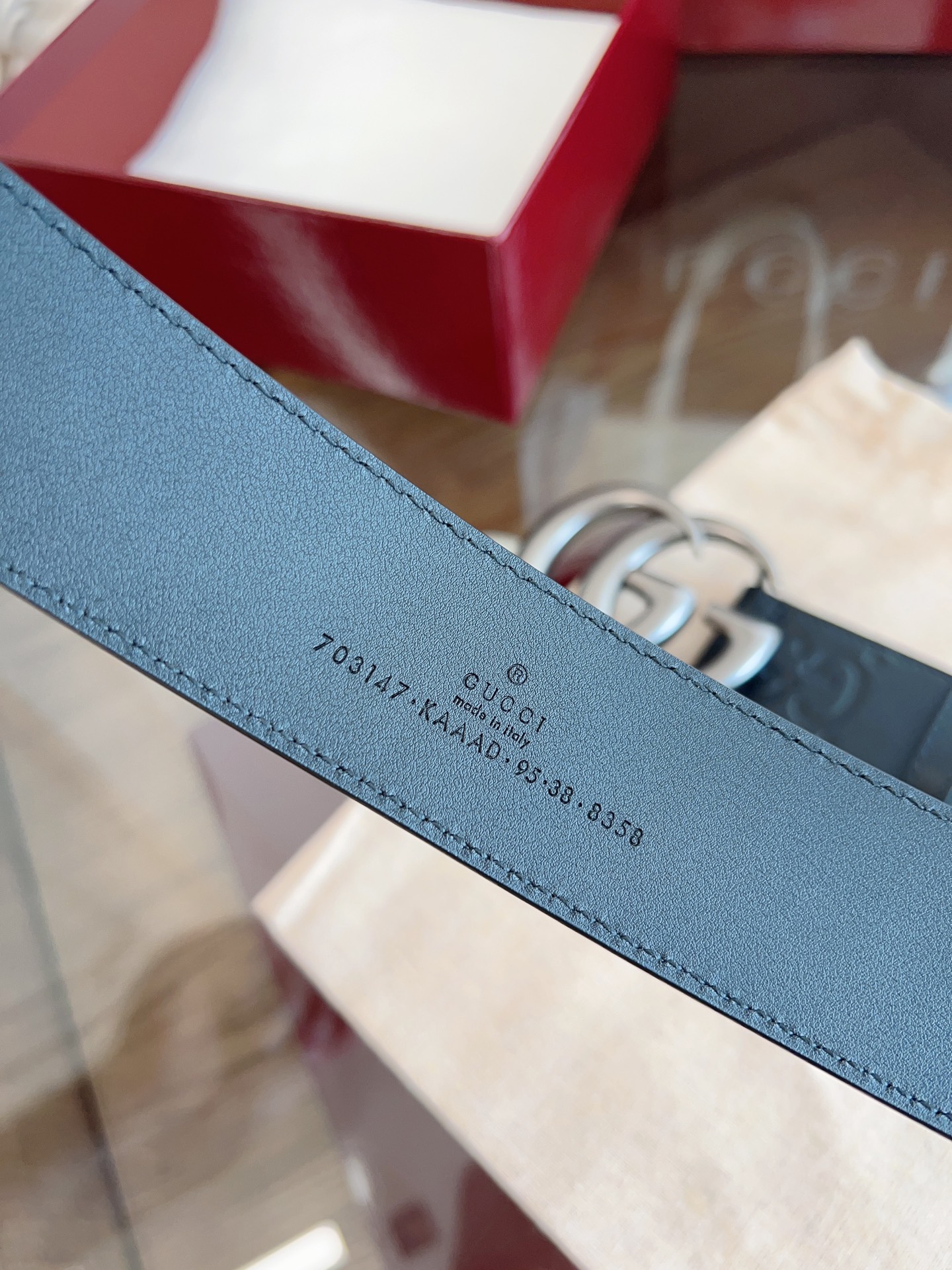 Gucci 原單灰銀扣GG壓紋皮帶 多層次立體設計感男款|超A仿原單精品圖片 7 Gucci 原單灰銀扣GG壓紋皮帶 多層次立體設計感男款|歐美奢侈品精品推薦
