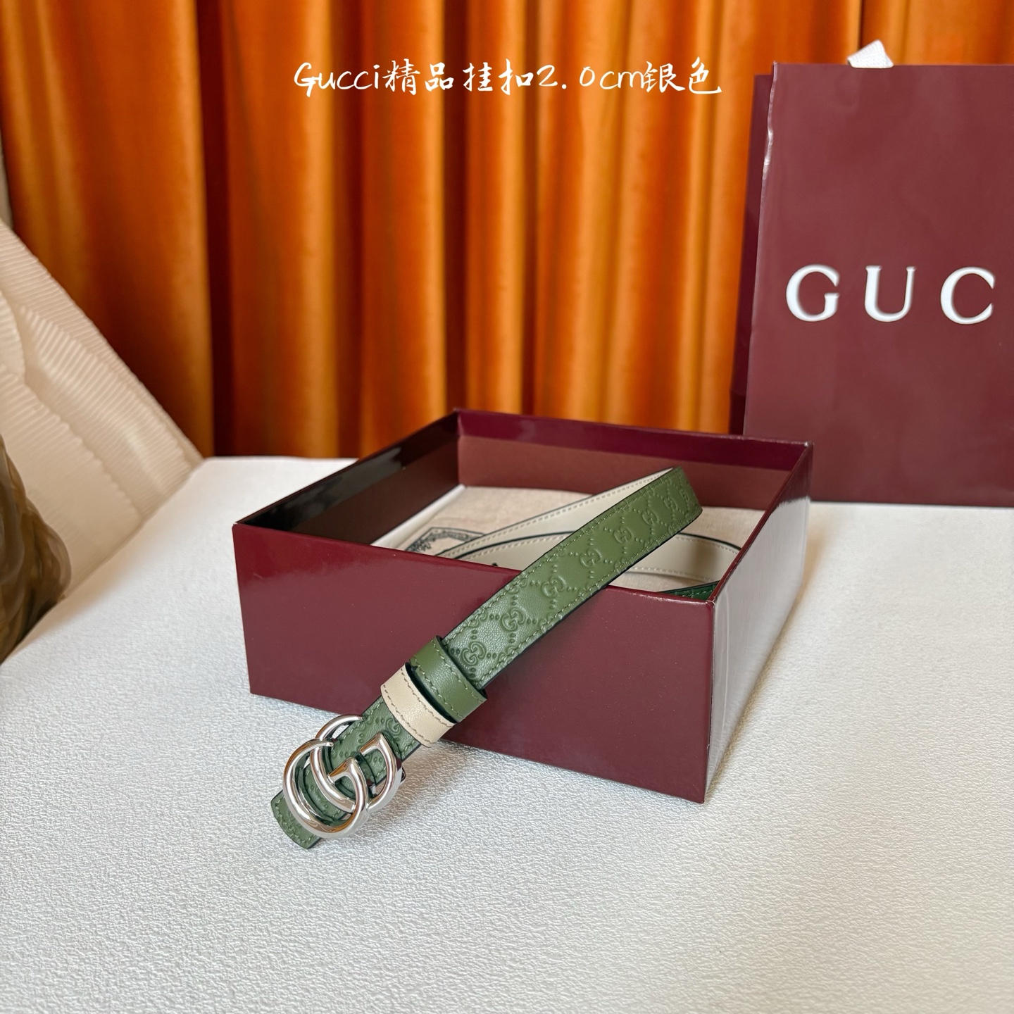 Gucci 精品仿製雙G窄版皮帶 女款繽紛多色造型設計|超A仿原單精品圖片 12 Gucci 精品仿製雙G窄版皮帶 女款繽紛多色造型設計|歐美奢侈品精品推薦
