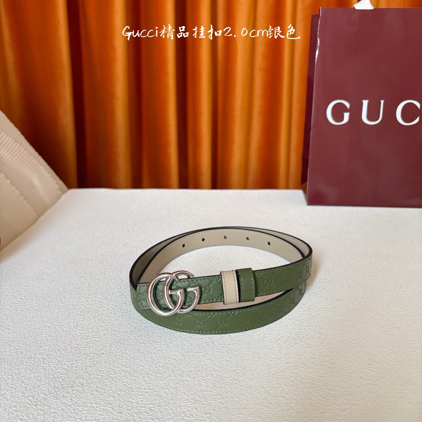 Gucci 精品仿製雙G窄版皮帶 女款繽紛多色造型設計|超A仿原單精品圖片 10 Gucci 精品仿製雙G窄版皮帶 女款繽紛多色造型設計|歐美奢侈品精品推薦