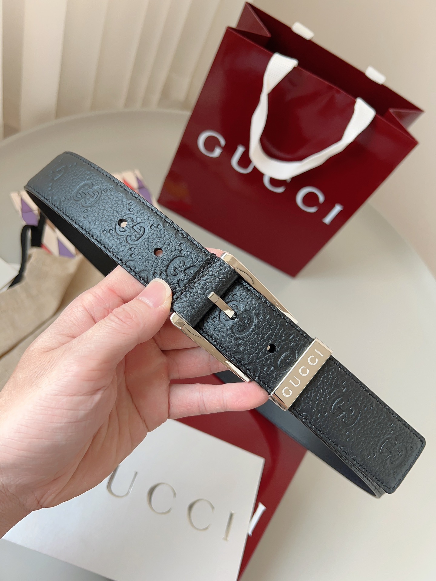 Gucci 高仿品牌字母針扣皮帶 多色經典百搭男款|超A仿原單精品圖片 11 Gucci 高仿品牌字母針扣皮帶 多色經典百搭男款|歐美奢侈品精品推薦
