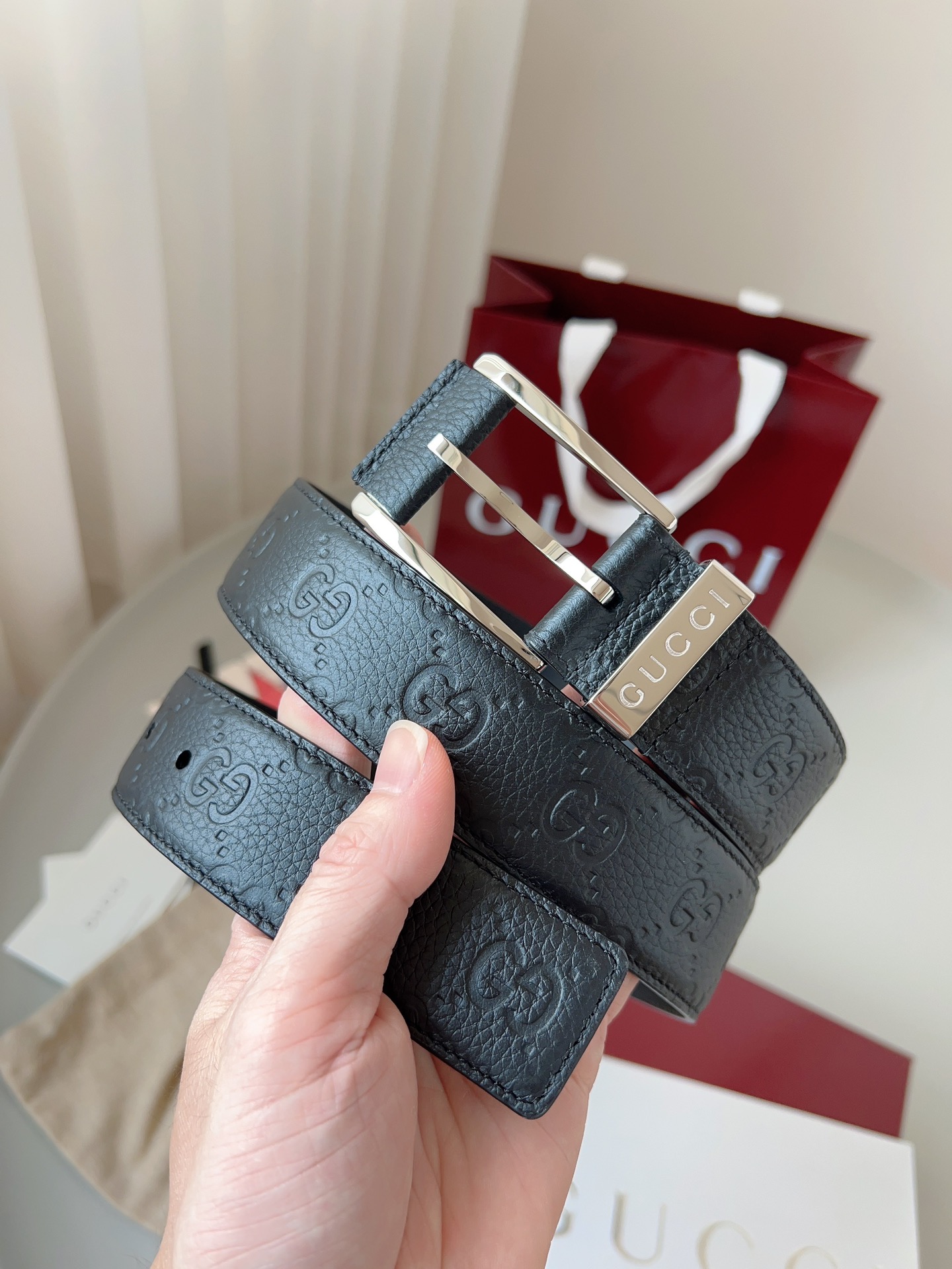 Gucci 高仿品牌字母針扣皮帶 多色經典百搭男款|超A仿原單精品圖片 7 Gucci 高仿品牌字母針扣皮帶 多色經典百搭男款|歐美奢侈品精品推薦