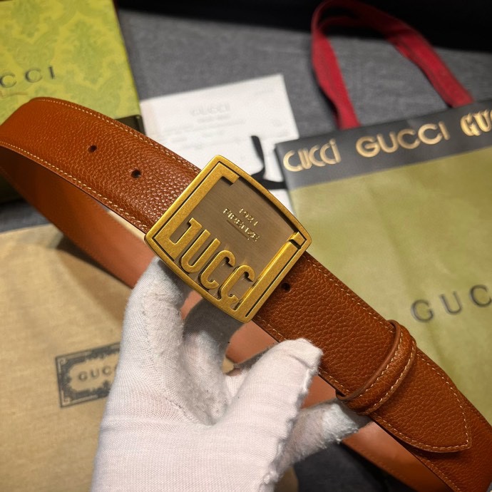 Gucci 一比一復古方形LOGO皮帶 雙色經典款式|超A仿原單精品圖片 11 Gucci 一比一復古方形LOGO皮帶 雙色經典款式|歐美奢侈品精品推薦