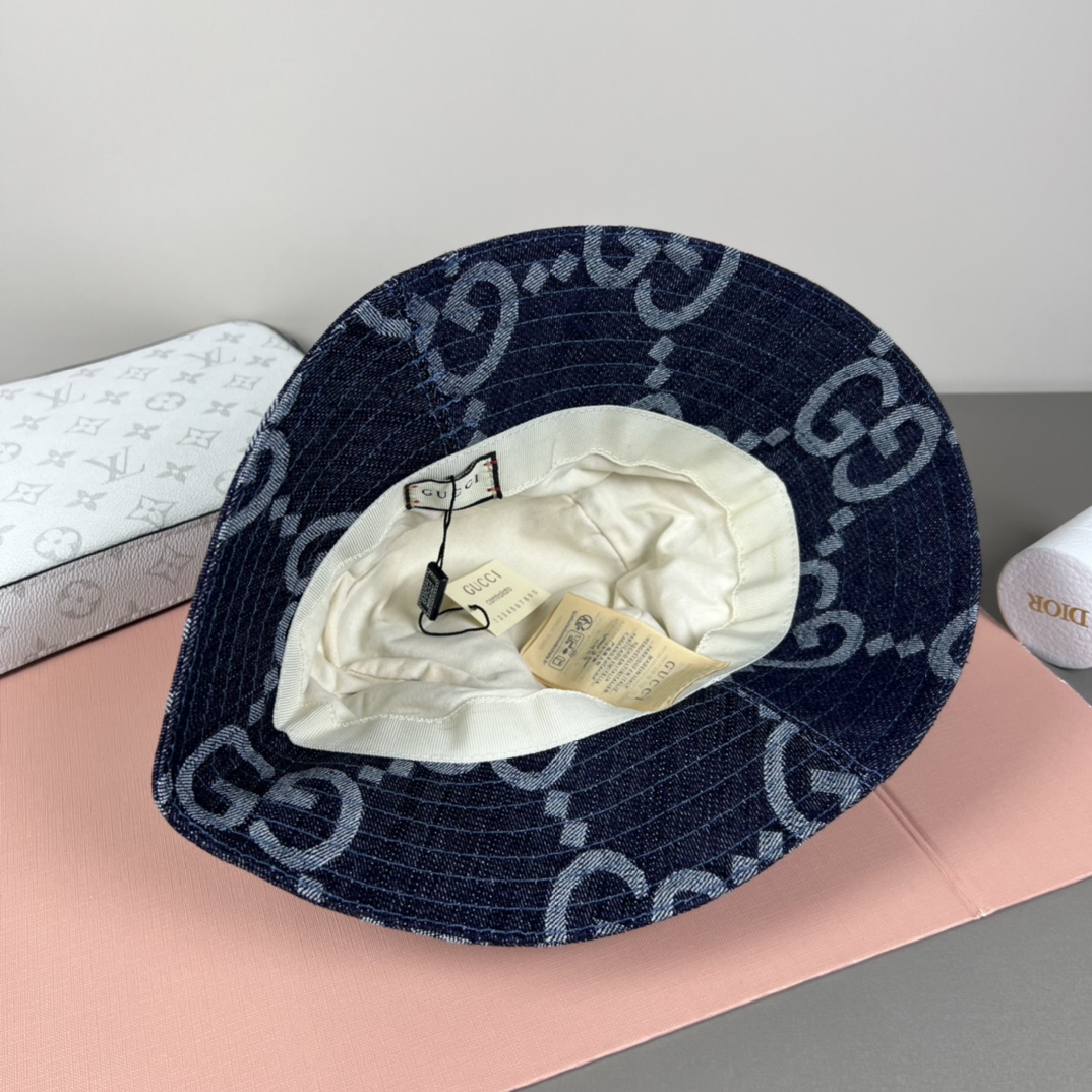 GucciA貨丹寧漁夫帽 三色滿版GG刺繡設計 街頭復古風格|超A仿原單精品圖片 7 GucciA貨丹寧漁夫帽 三色滿版GG刺繡設計 街頭復古風格|歐美奢侈品精品推薦