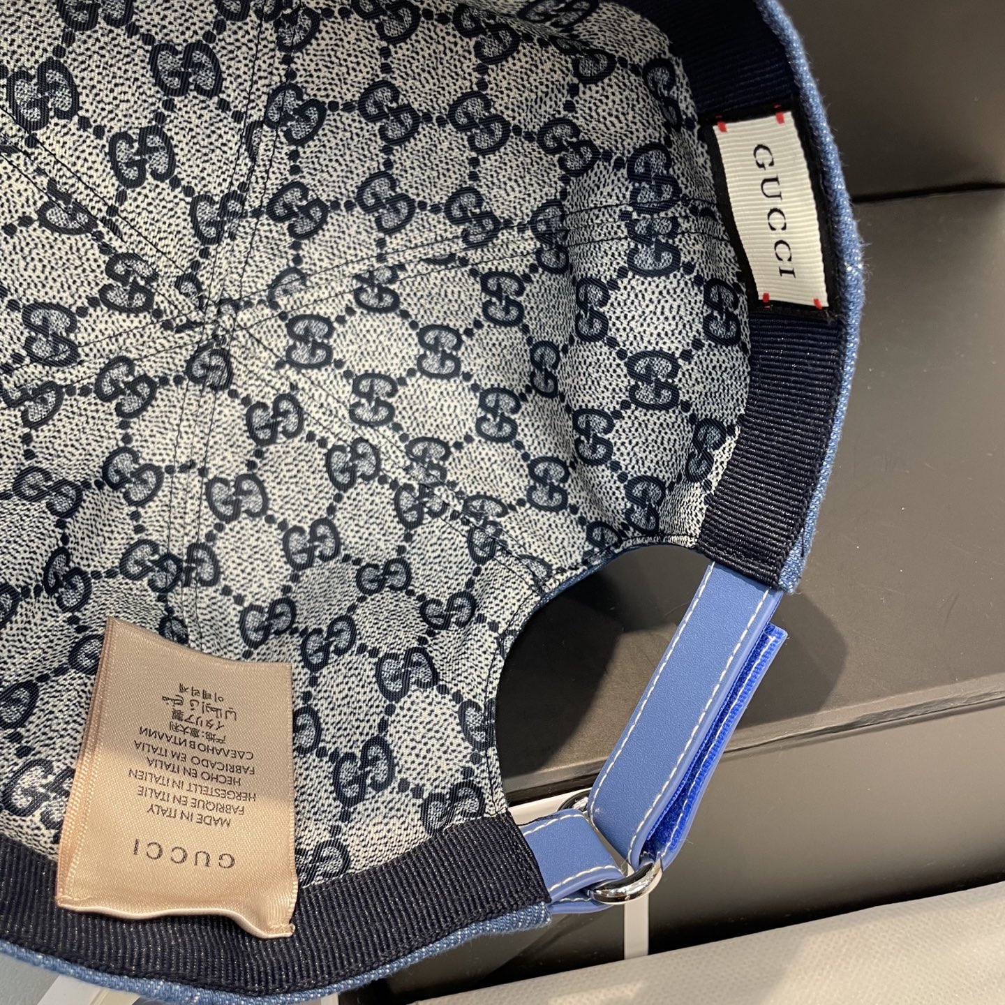 Gucci一比一牛仔LOGO棒球帽 男女款丹寧風設計 夏季經典帽款｜歐美奢侈品精品推薦