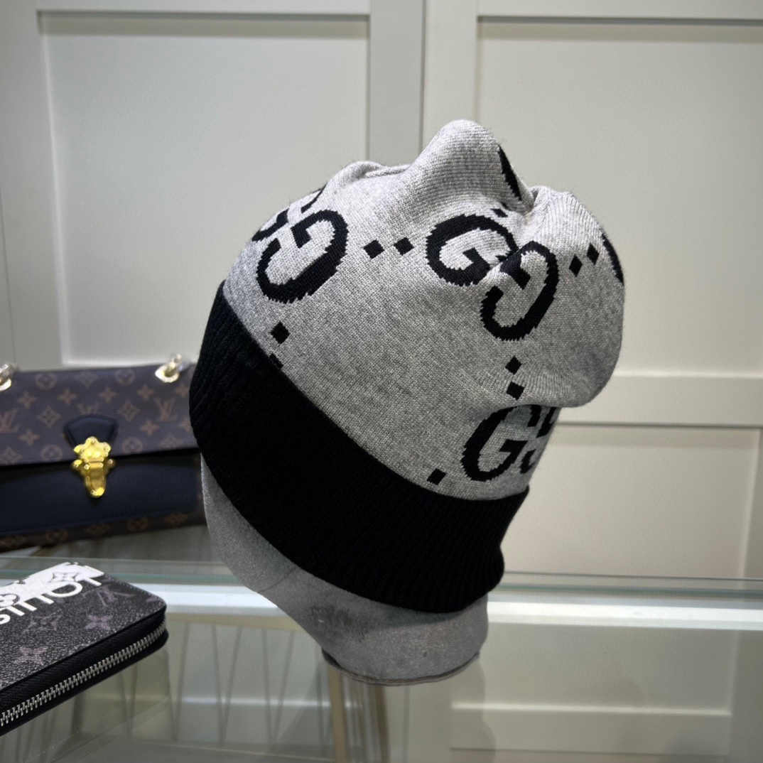 Gucci精品仿製 GG大LOGO針織帽 五色撞色設計新潮街拍款|超A仿原單精品圖片 10 Gucci精品仿製 GG大LOGO針織帽 五色撞色設計新潮街拍款|歐美奢侈品精品推薦