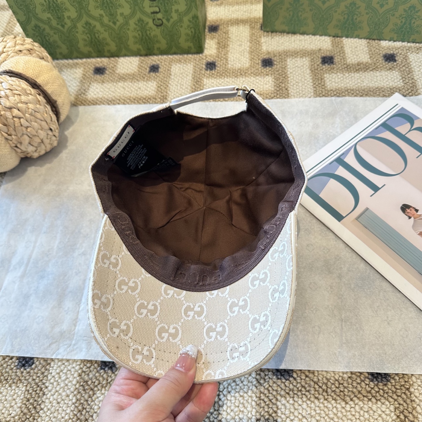 Gucci A貨 GG老花棒球帽 多色印花調節款 寬邊帽型|超A仿原單精品圖片 8 Gucci A貨 GG老花棒球帽 多色印花調節款 寬邊帽型|歐美奢侈品精品推薦