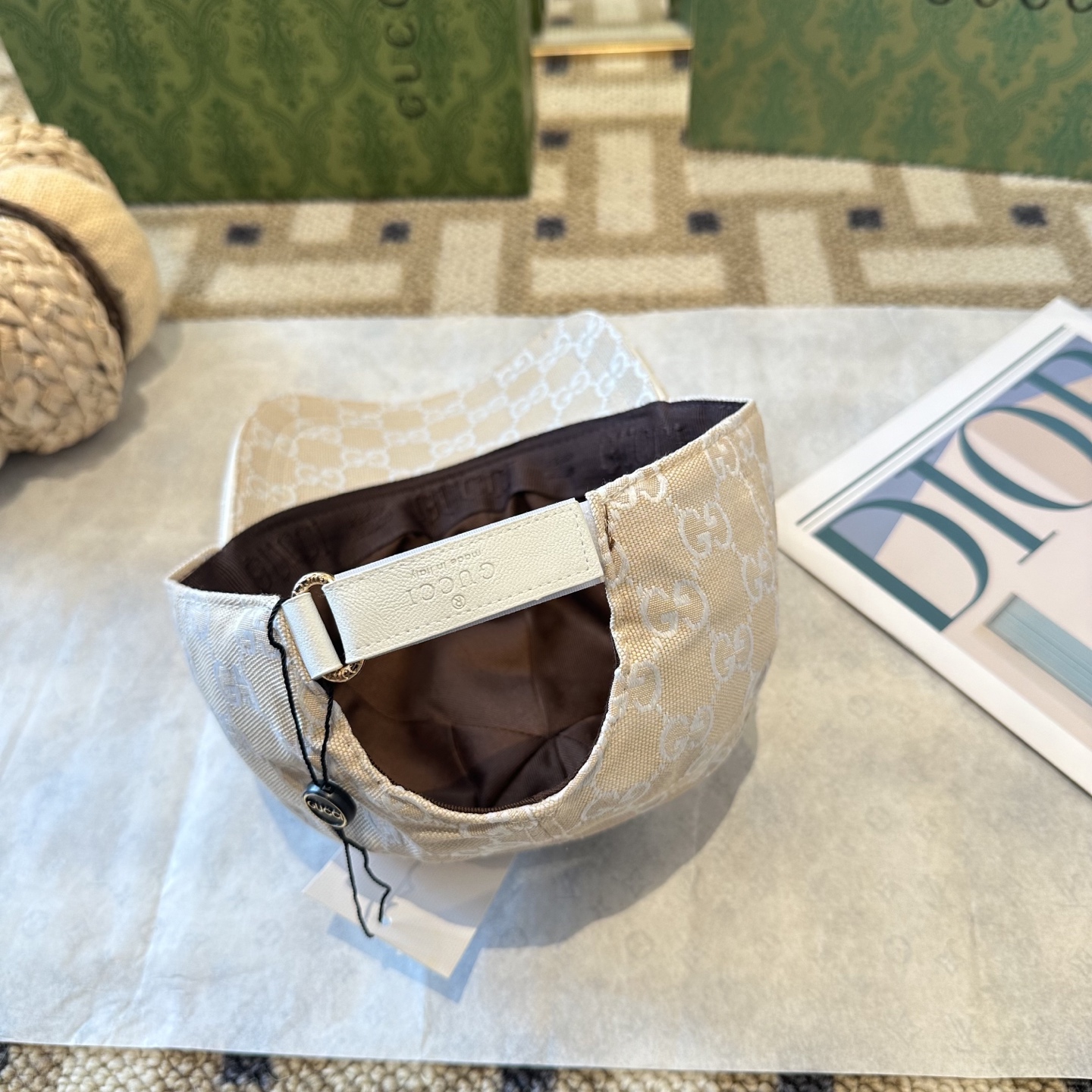 Gucci A貨 GG老花棒球帽 多色印花調節款 寬邊帽型|超A仿原單精品圖片 7 Gucci A貨 GG老花棒球帽 多色印花調節款 寬邊帽型|歐美奢侈品精品推薦