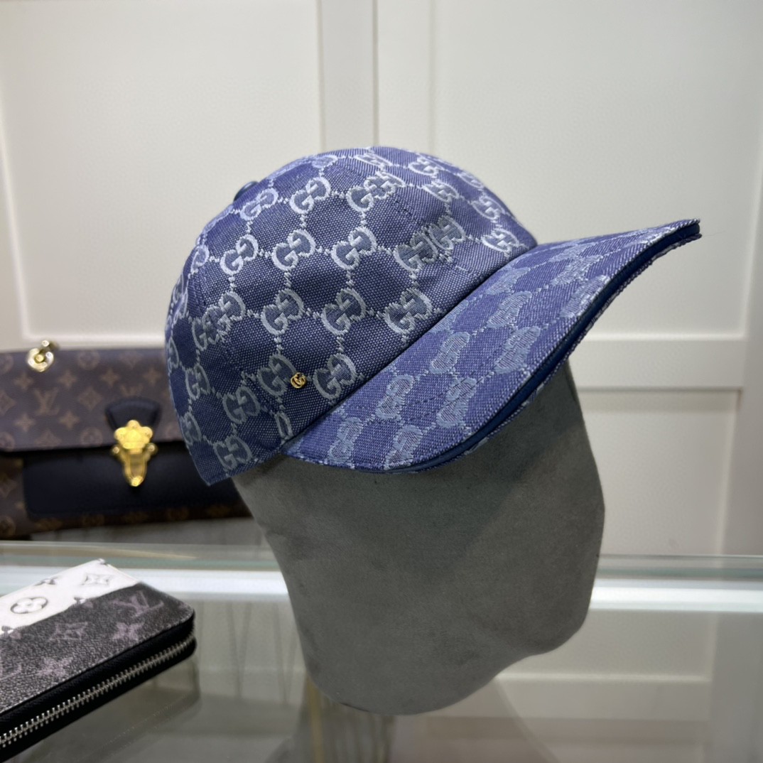 Gucci A貨 GG丹寧老花帽 雙色牛仔藍粉紅配色 新潮街頭感十足|超A仿原單精品圖片 13 Gucci A貨 GG丹寧老花帽 雙色牛仔藍粉紅配色 新潮街頭感十足|歐美奢侈品精品推薦