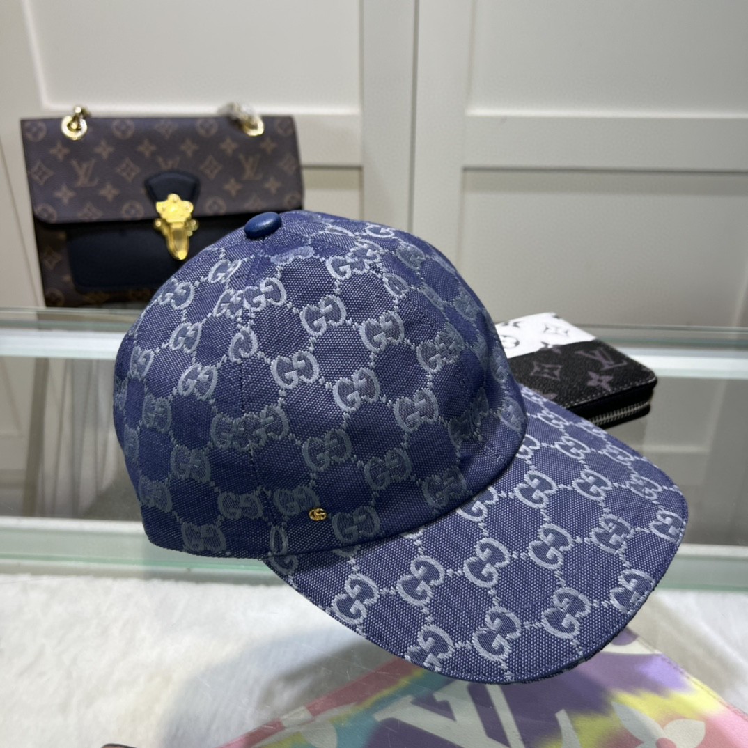 Gucci A貨 GG丹寧老花帽 雙色牛仔藍粉紅配色 新潮街頭感十足|超A仿原單精品圖片 11 Gucci A貨 GG丹寧老花帽 雙色牛仔藍粉紅配色 新潮街頭感十足|歐美奢侈品精品推薦