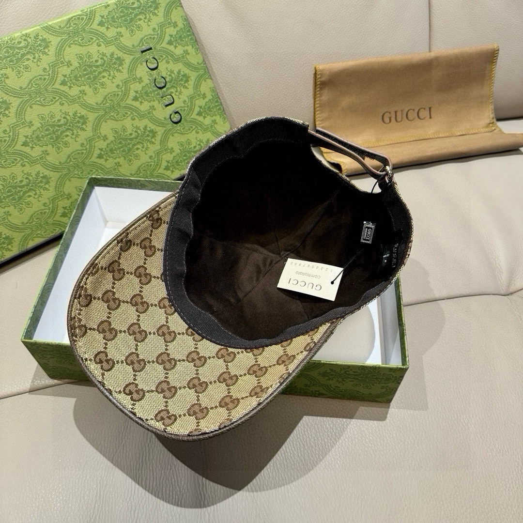 Gucci高仿GG圓標棒球帽 雙色老花設計 品牌感十足|超A仿原單精品圖片 8 Gucci高仿GG圓標棒球帽 雙色老花設計 品牌感十足|歐美奢侈品精品推薦
