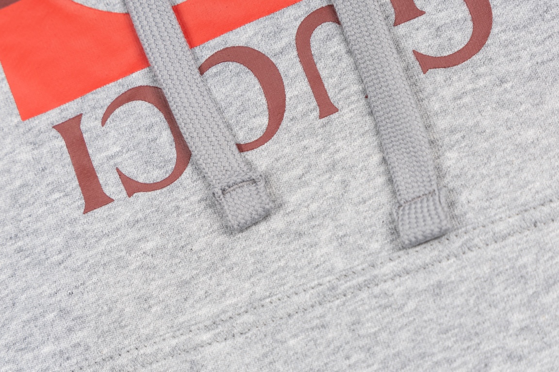 Gucci一比一男女連帽衛衣 灰色經典LOGO設計 寬鬆潮流剪裁|超A仿原單精品圖片 11 Gucci一比一男女連帽衛衣 灰色經典LOGO設計 寬鬆潮流剪裁|歐美奢侈品精品推薦