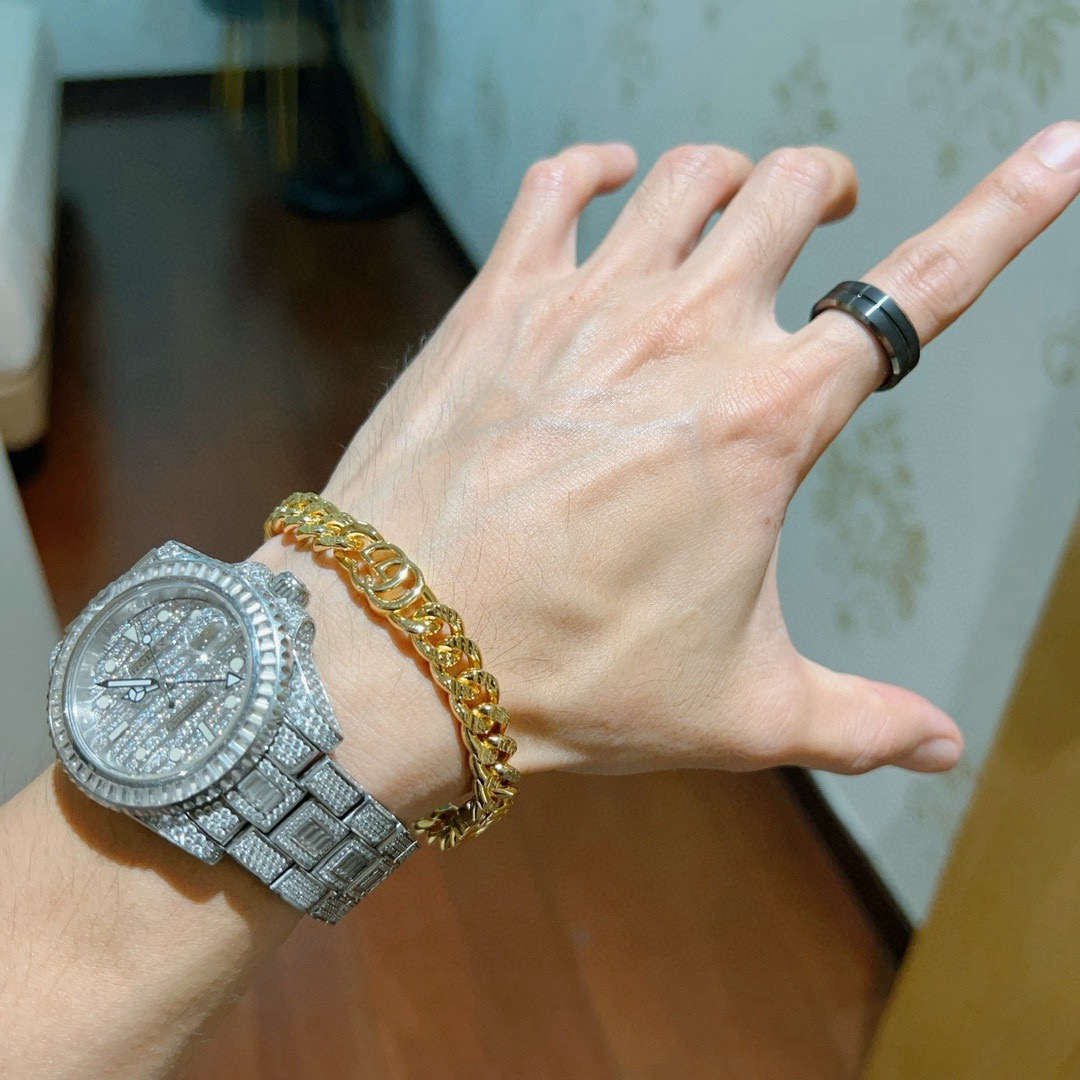 Gucci高仿金色GG雙標手鍊 奢華鍊條復刻經典款式｜歐美奢侈品精品推薦