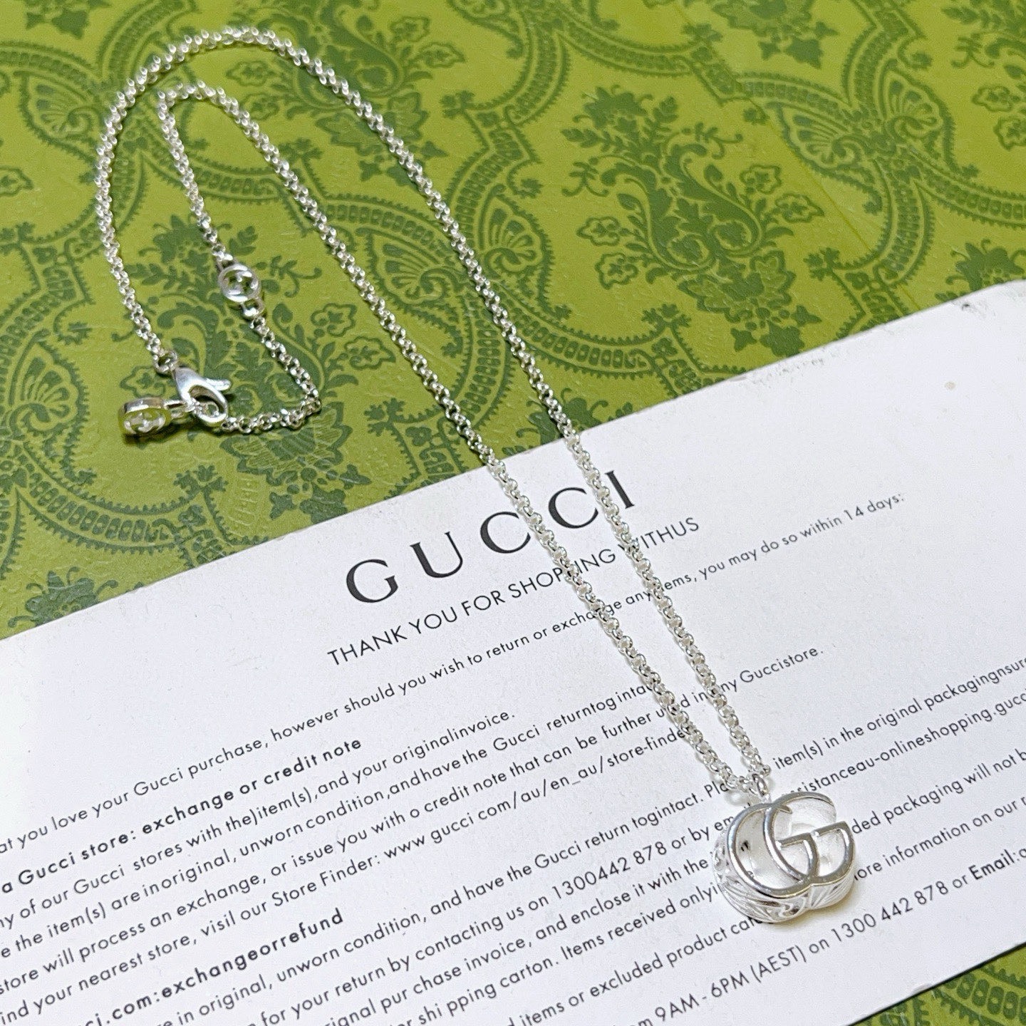 Gucci原單雙G吊墜細鍊項鍊 極簡風格日常通勤推薦款｜歐美奢侈品精品推薦