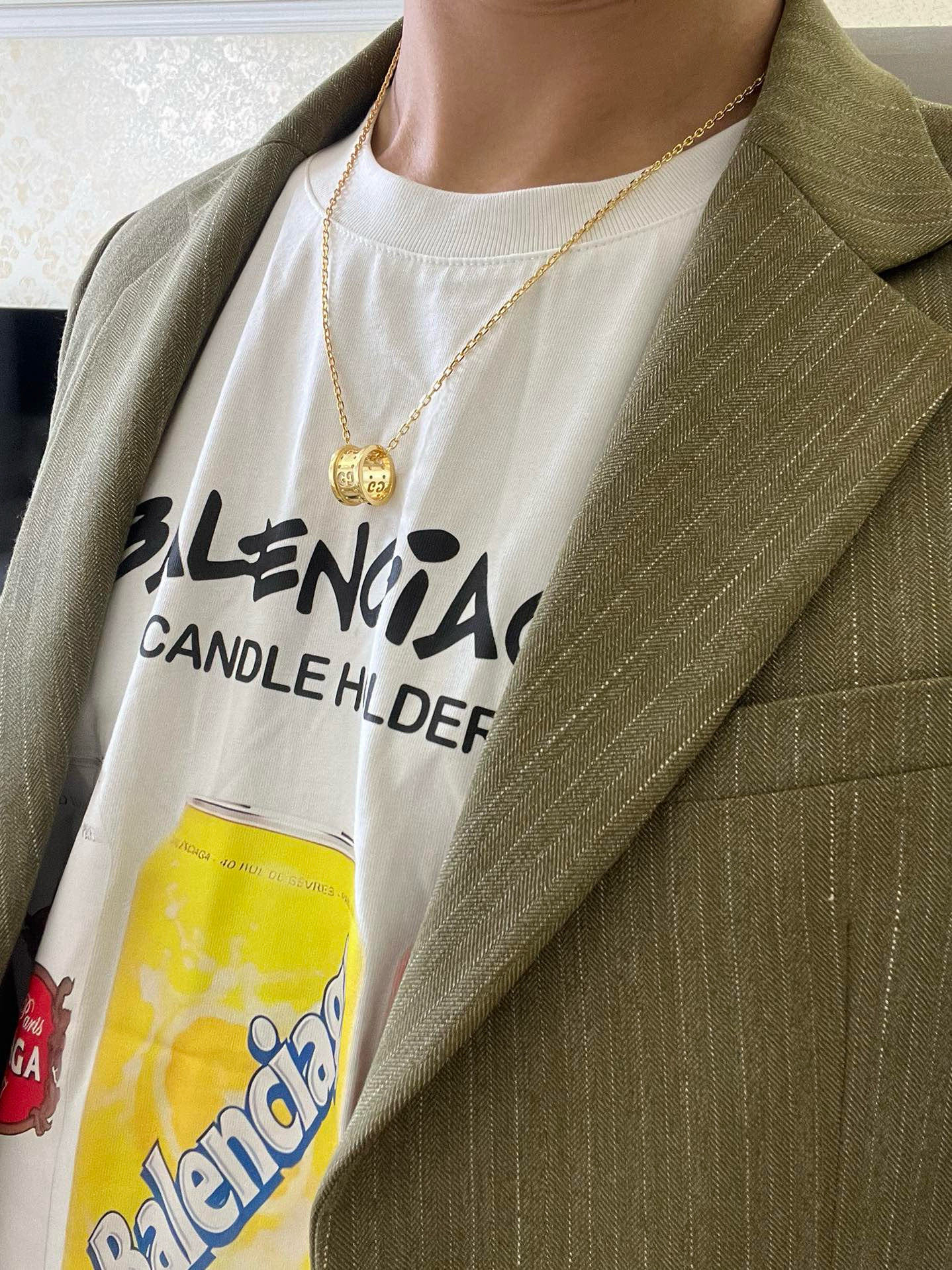 Gucci高仿經典雙G金圈項鍊 女款精緻復刻設計百搭不退流行｜歐美奢侈品精品推薦