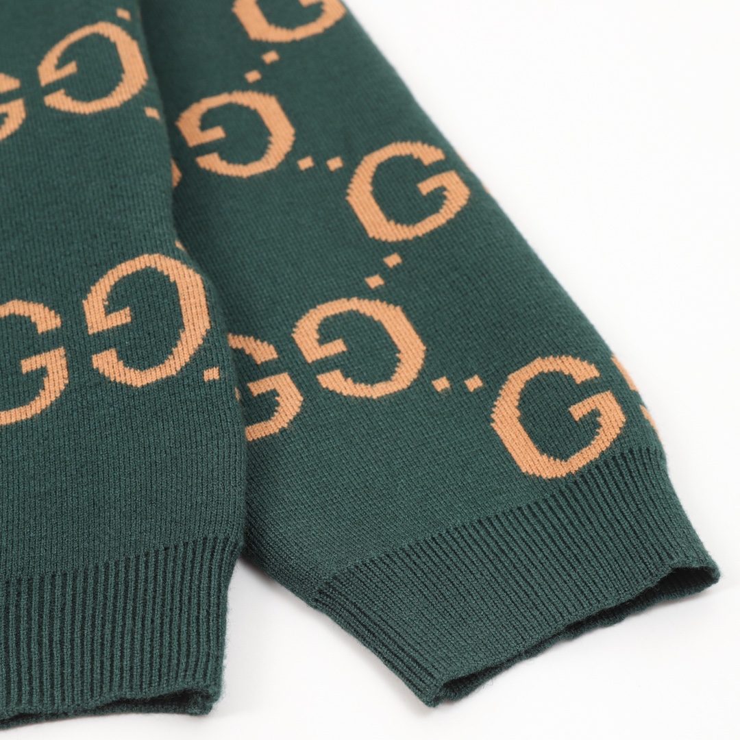 Gucci高仿男士針織長袖毛衣 GG滿版復古設計潮流單品| 9 Gucci高仿男士針織長袖毛衣 GG滿版復古設計潮流單品