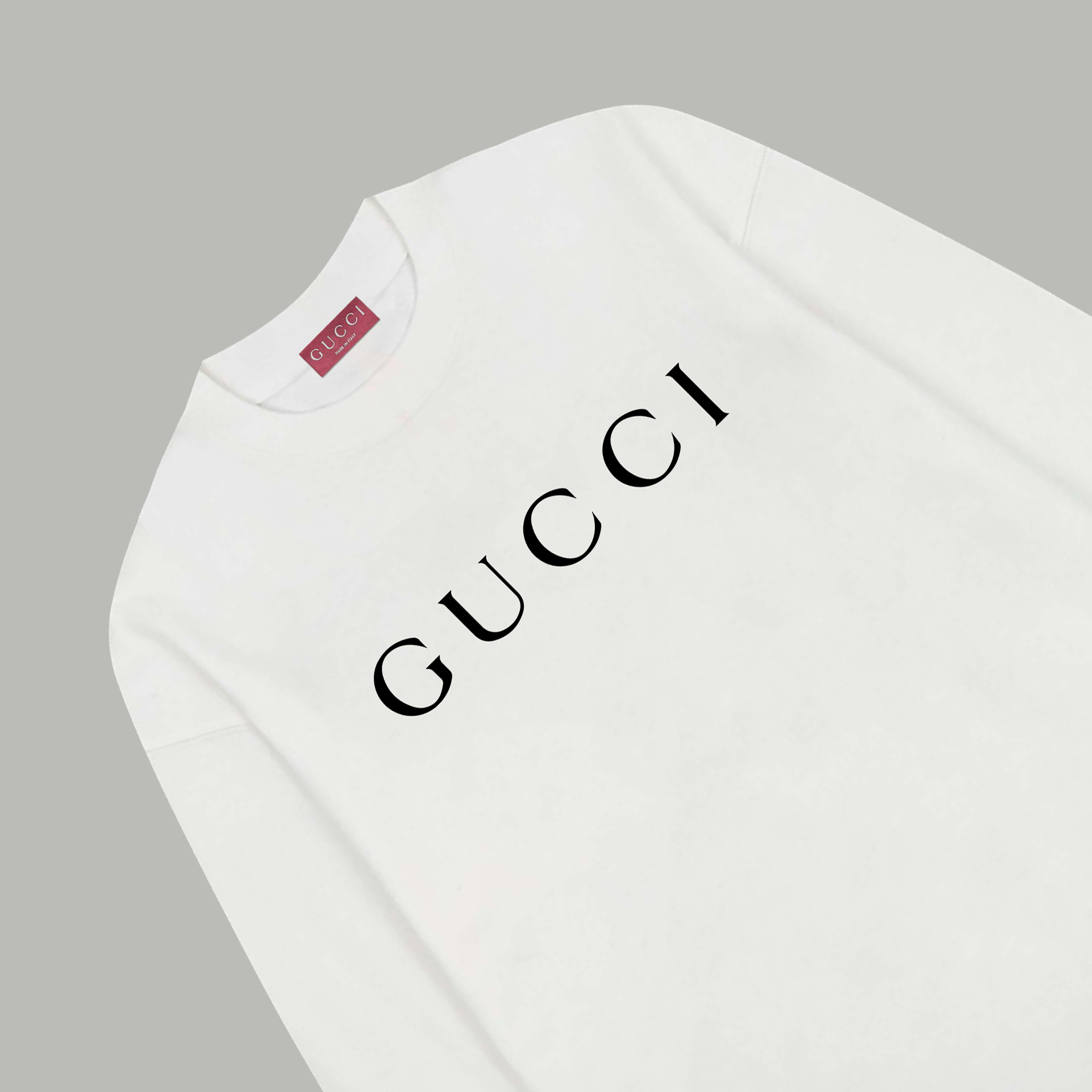 Gucci高仿白色LOGO長袖T恤 經典字樣印花 秋冬層次搭配首選| 12 Gucci高仿白色LOGO長袖T恤 經典字樣印花 秋冬層次搭配首選