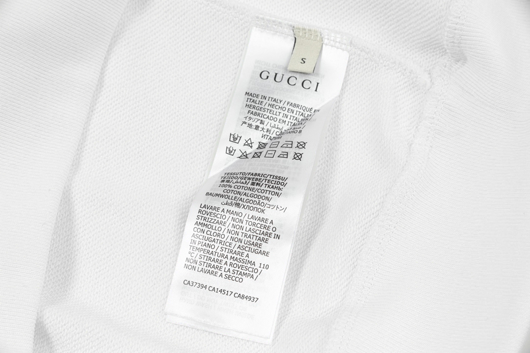 Gucci一比一連帽上衣白色狗狗插畫設計男士日系潮風｜歐美奢侈品精品推薦