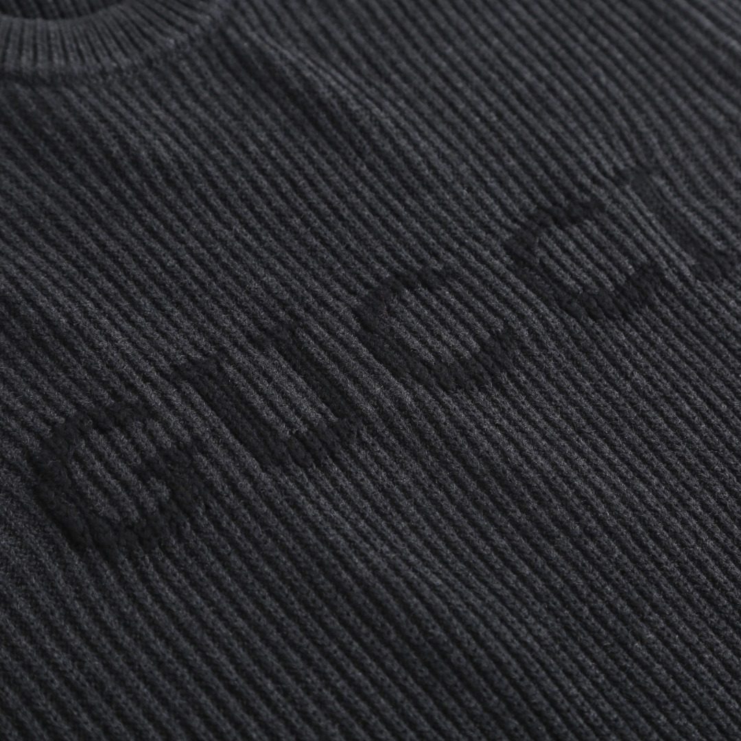 Gucci A貨針織衫男士深灰色LOGO設計低調精品日常款| 11 Gucci A貨針織衫男士深灰色LOGO設計低調精品日常款
