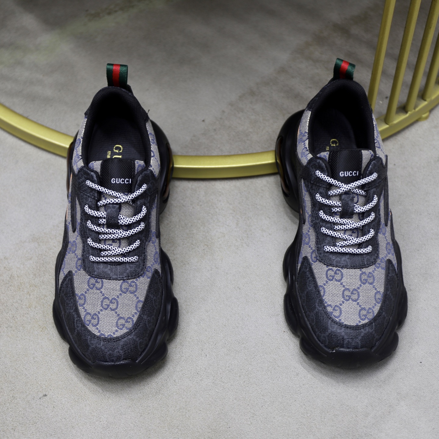 Gucci 高仿老花男士厚底運動鞋 GG經典圖紋 潮人必備款|超A仿原單精品圖片 13 Gucci 高仿老花男士厚底運動鞋 GG經典圖紋 潮人必備款|歐美奢侈品精品推薦