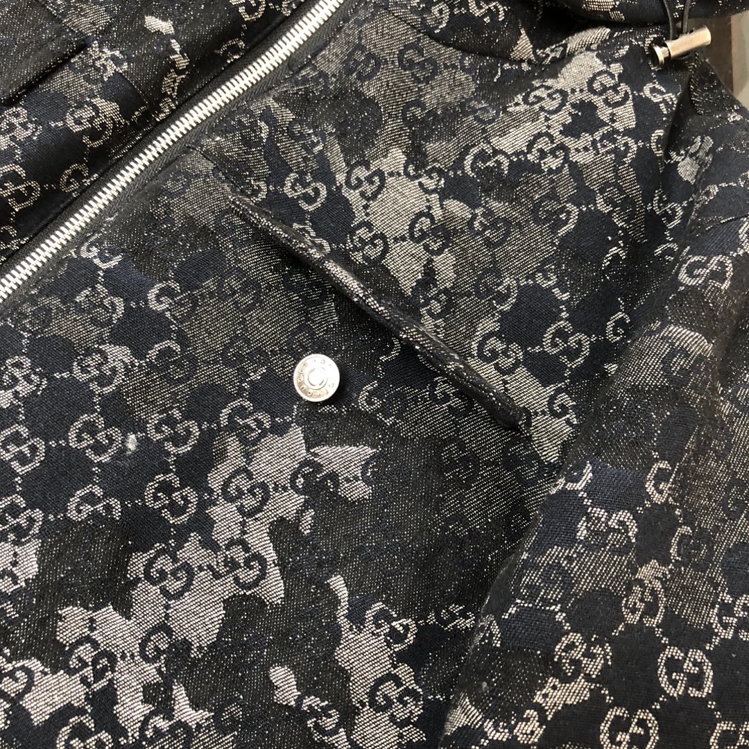 Gucci高仿迷彩印花外套男款連帽拉鍊街頭風格| 12 Gucci高仿迷彩印花外套男款連帽拉鍊街頭風格