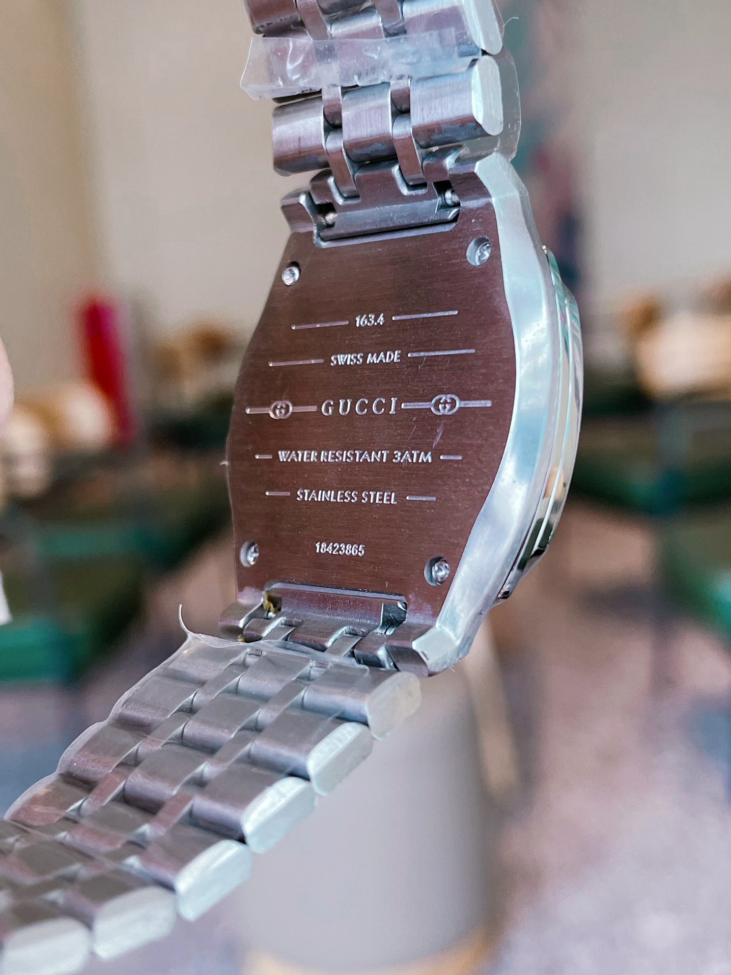 Gucci一比一情侶錶 藍面25H系列 個性鋼帶復古造型對錶｜歐美奢侈品精品推薦