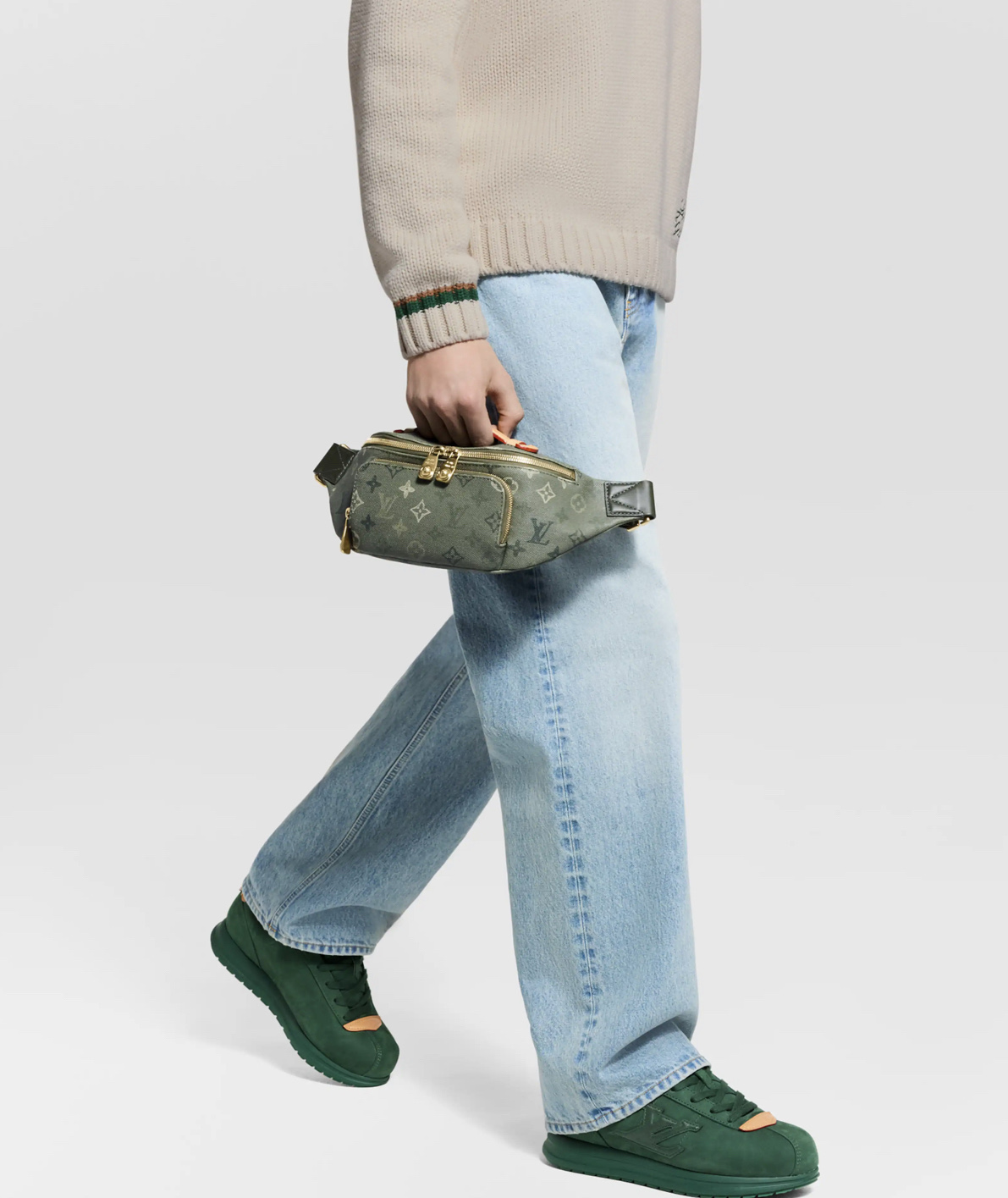 LV高仿老花腰包 墨綠帆布拼皮革 多層收納戶外必備|超A仿原單精品圖片 14 LV高仿老花腰包 墨綠帆布拼皮革 多層收納戶外必備|歐美奢侈品精品推薦