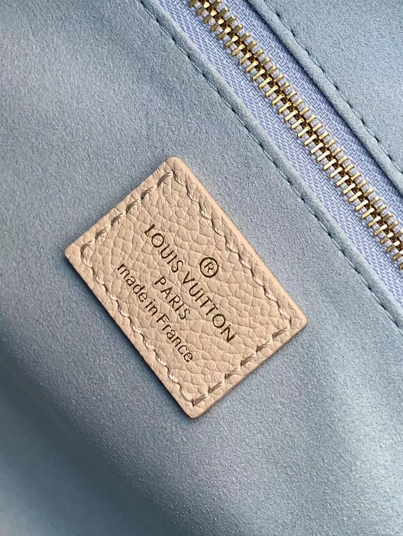 LV一比一OnTheGo PM灰藍拼色托特包 簡約柔色質感風｜歐美奢侈品精品推薦