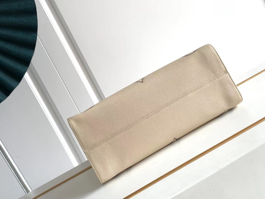 LV A貨OnTheGo GM奶油白老花大托特包 典雅大方款式｜歐美奢侈品精品推薦