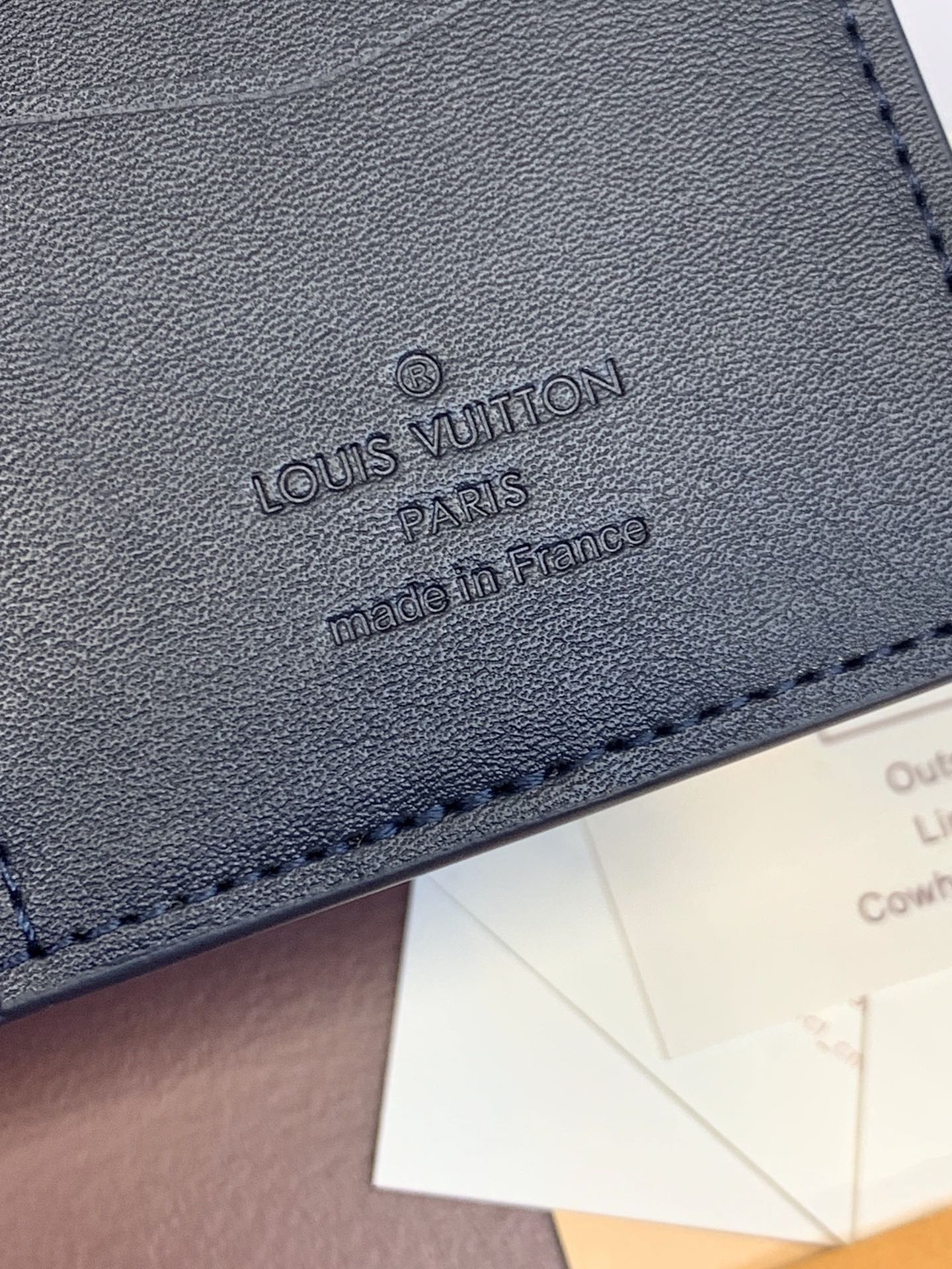 LV A貨護照套黑白經典圖騰男士商旅配件｜歐美奢侈品精品推薦