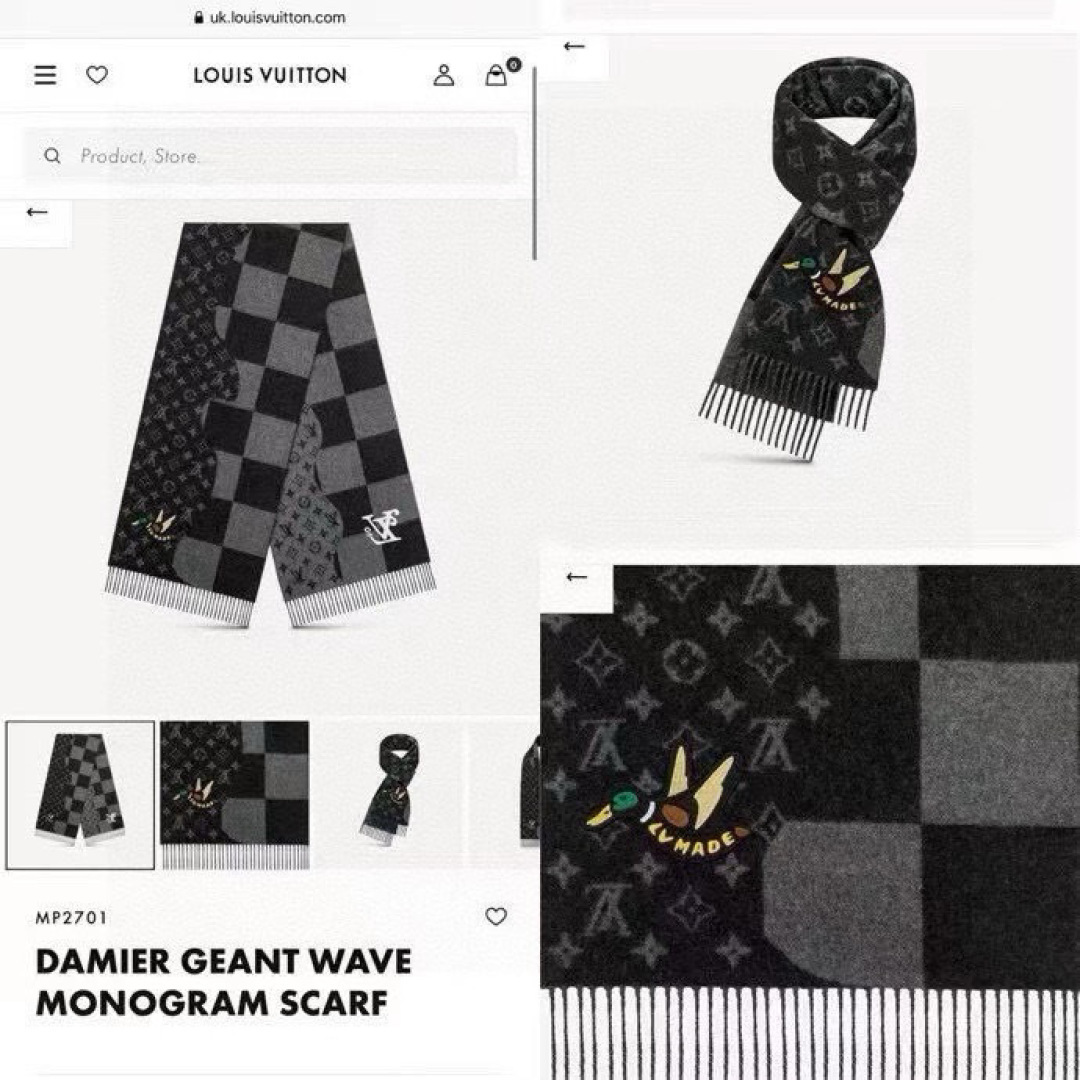 LV原單男士老花鴨刺繡圍巾 個性街頭款 潮流首選|超A仿原單精品圖片 13 LV原單男士老花鴨刺繡圍巾 個性街頭款 潮流首選|歐美奢侈品精品推薦