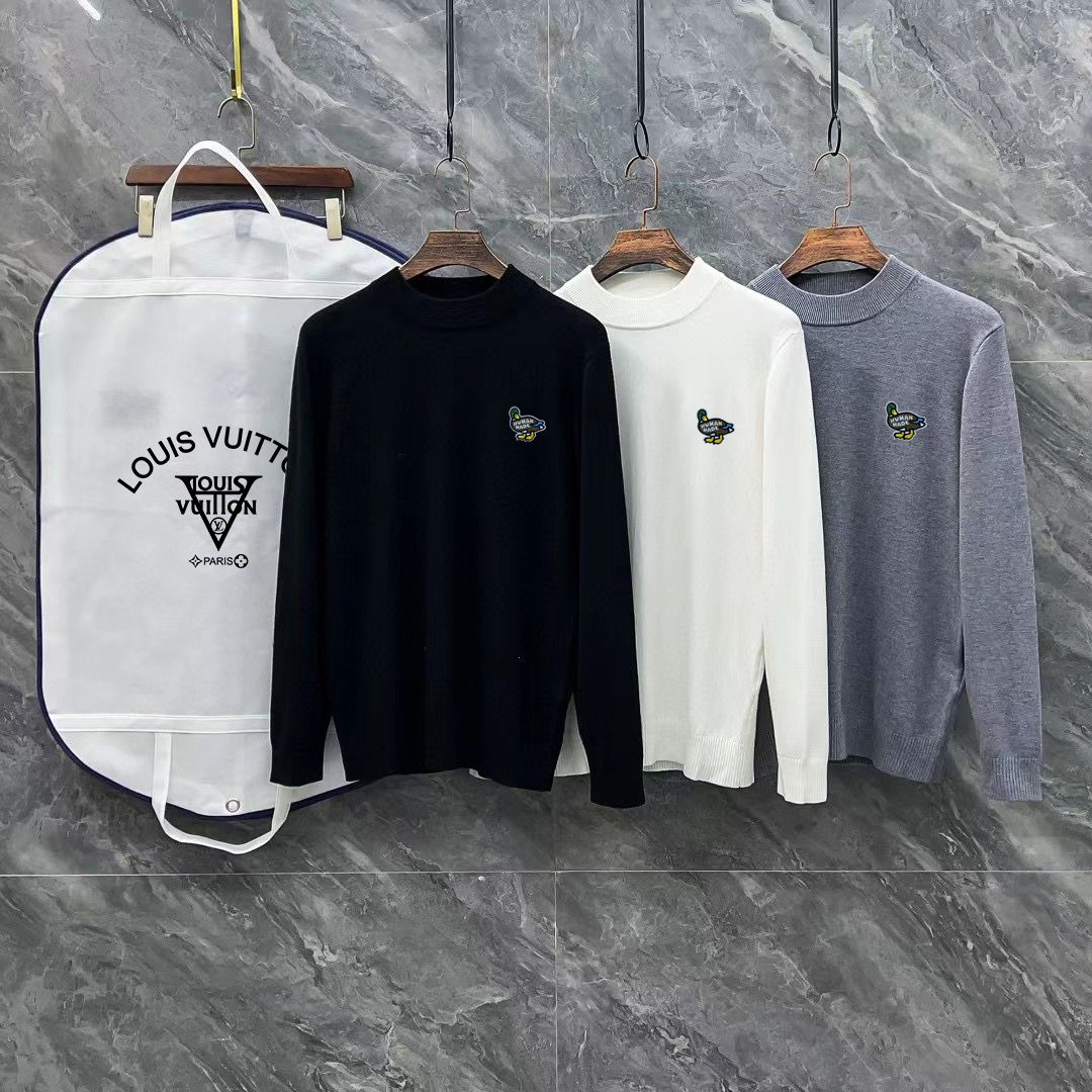 LV一比一男款針織上衣 白色款 鴨子圖案俏皮點綴|超A仿原單精品圖片 8 LV一比一男款針織上衣 白色款 鴨子圖案俏皮點綴|歐美奢侈品精品推薦