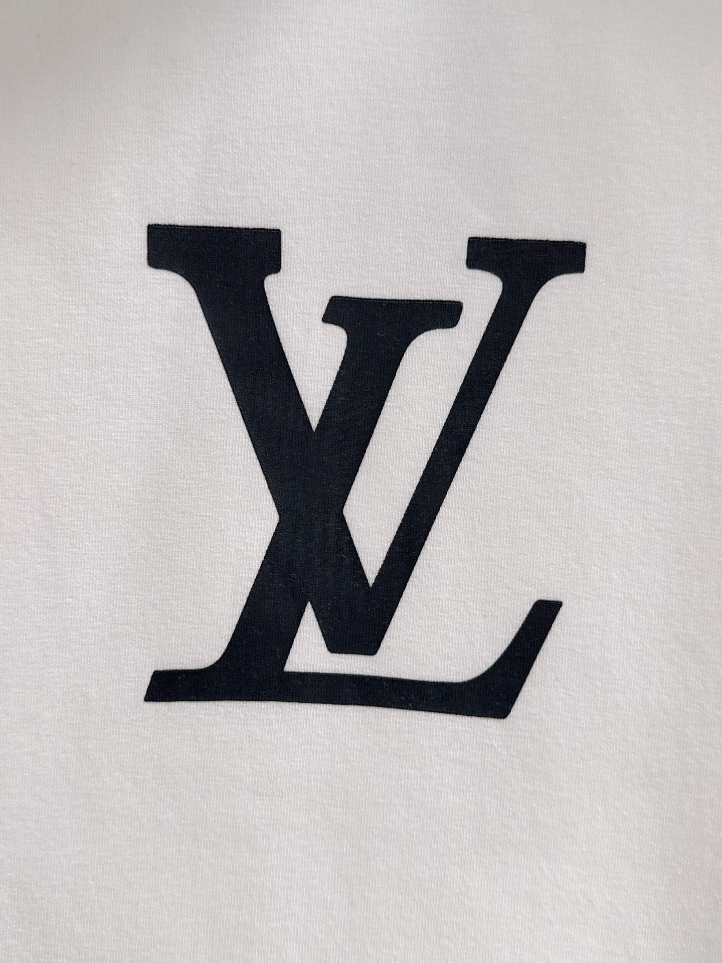 LV一比一白色連帽衛衣大Logo印花潮感百搭設計