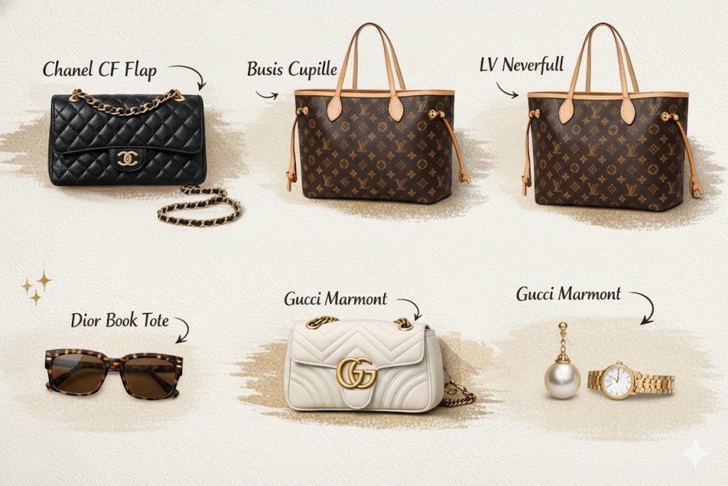 四款台港熱門A貨手袋實測：Chanel、LV、Dior、Gucci 經典款的日常搭配全解析｜歐美奢侈品精品推薦