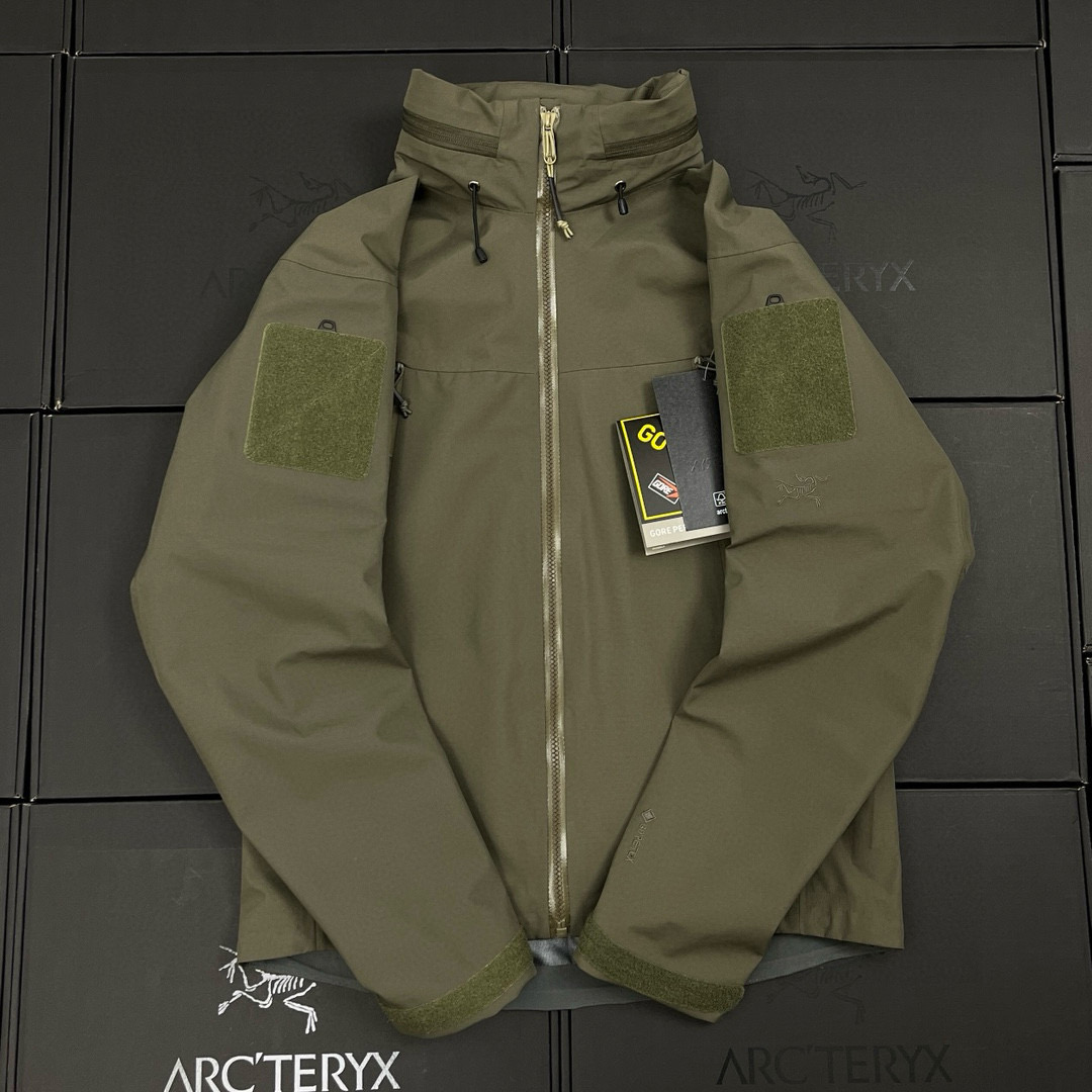 Arc'teryx 高仿GORE-TEX風衣外套男款軍綠戰術機能剪裁| 14 Arc'teryx 高仿GORE-TEX風衣外套男款軍綠戰術機能剪裁