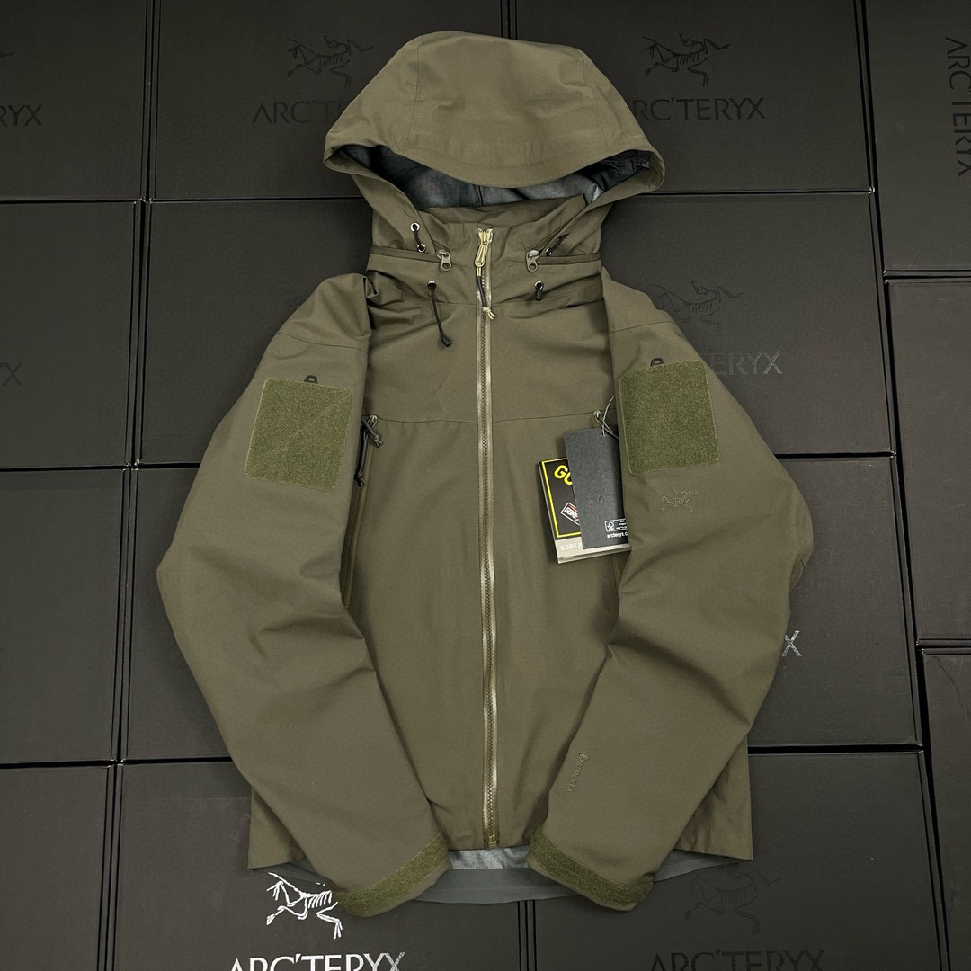Arc'teryx 高仿GORE-TEX風衣外套男款軍綠戰術機能剪裁| 13 Arc'teryx 高仿GORE-TEX風衣外套男款軍綠戰術機能剪裁