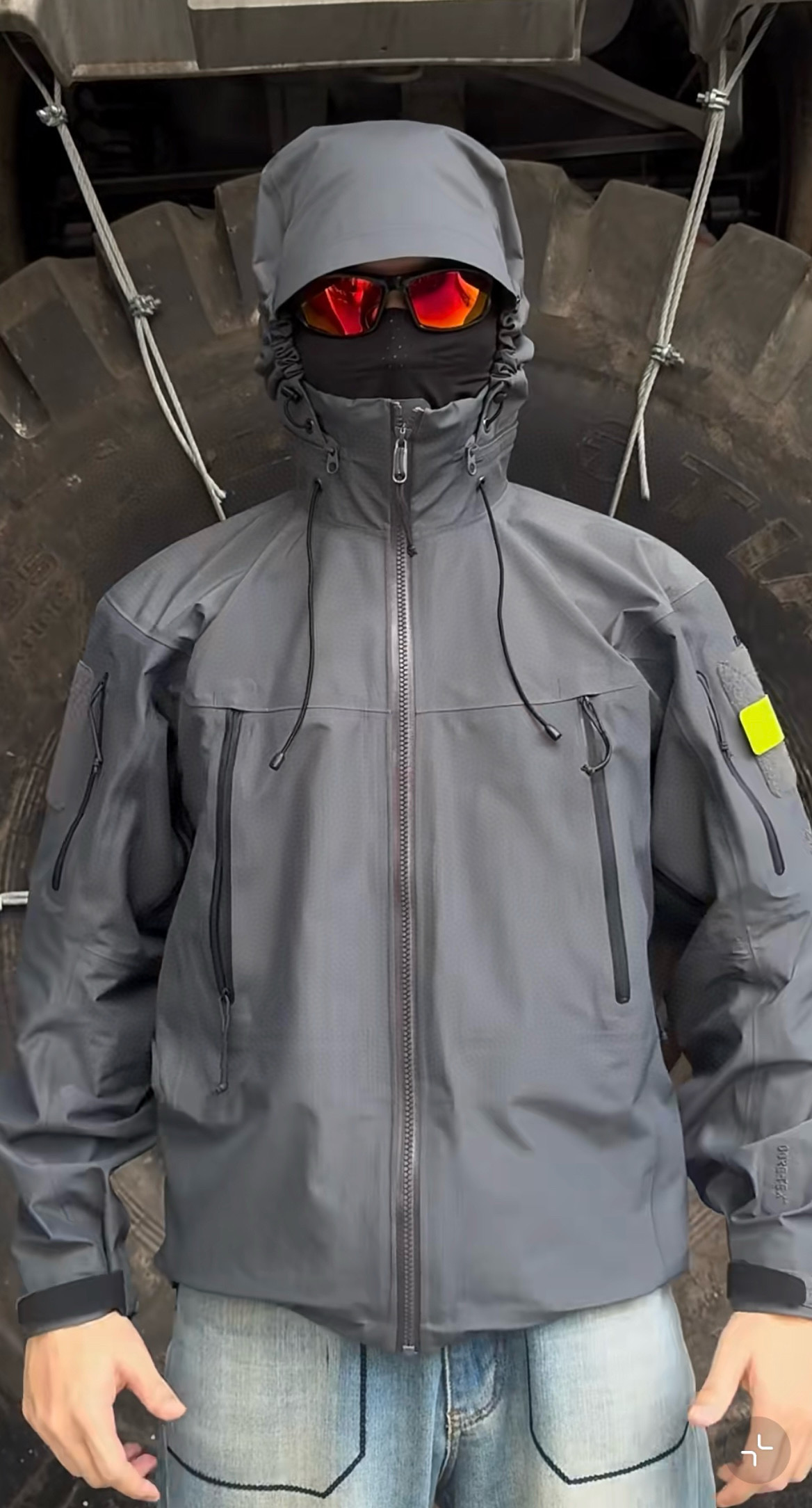 Arc'teryx 原單灰藍GORE-TEX外套男款都市防風設計款| 6 Arc'teryx 原單灰藍GORE-TEX外套男款都市防風設計款