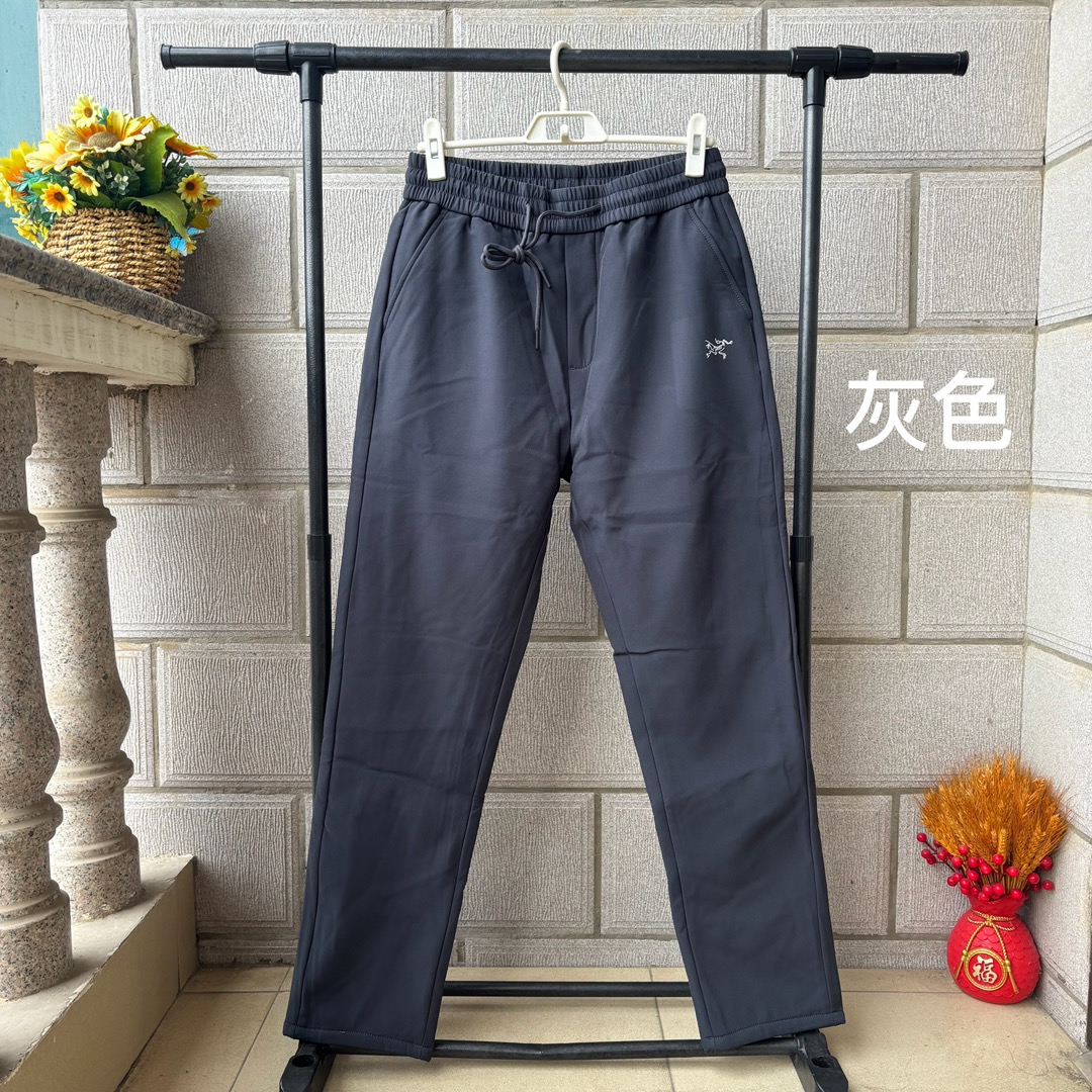Arc'teryx 高仿黑灰配色男士休閒抽繩褲 基本款機能風設計| 10 Arc'teryx 高仿黑灰配色男士休閒抽繩褲 基本款機能風設計
