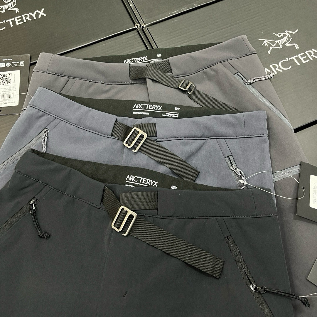 Arc'teryx 高仿戶外防風褲 男款黑色快乾版 帶腰帶設計款| 12 Arc'teryx 高仿戶外防風褲 男款黑色快乾版 帶腰帶設計款