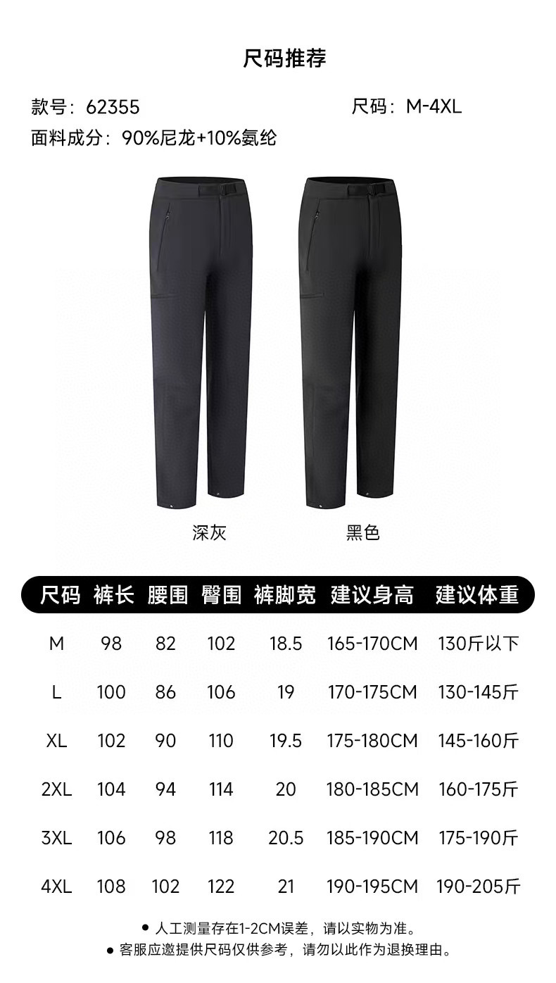 Arc'teryx 高仿男士直筒休閒褲 黑灰雙色可選 輕薄舒適款| 15 Arc'teryx 高仿男士直筒休閒褲 黑灰雙色可選 輕薄舒適款