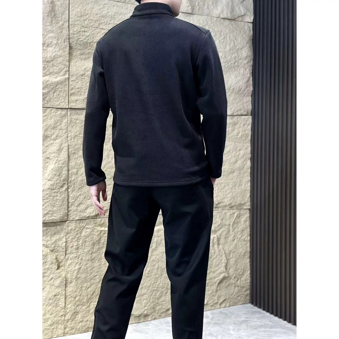 Arc'teryx A貨抓絨高領長袖上衣 灰色中厚版 保暖又舒適| 12 Arc'teryx A貨抓絨高領長袖上衣 灰色中厚版 保暖又舒適