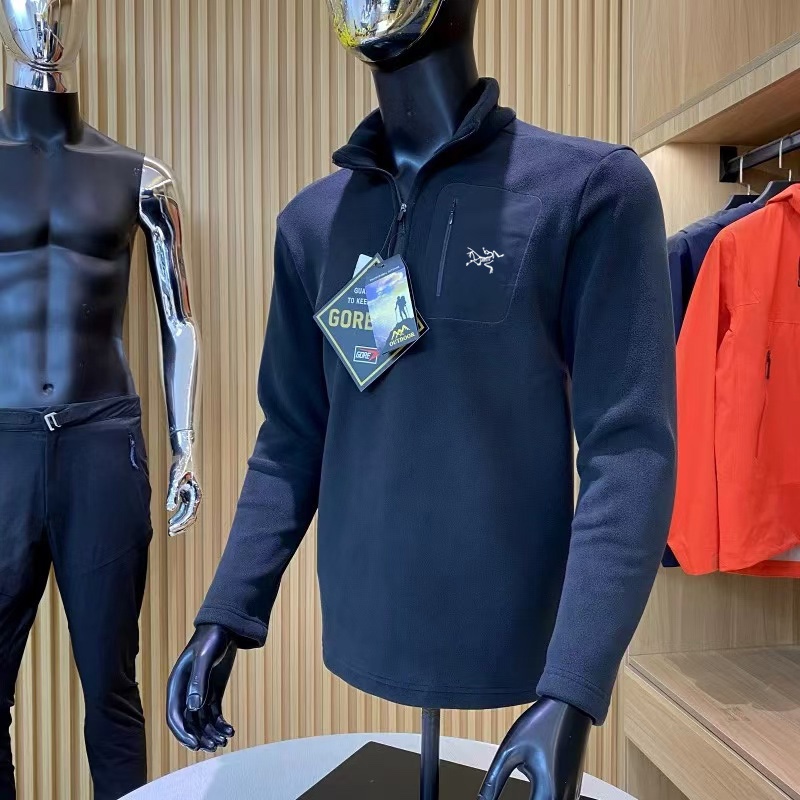 Arc'teryx A貨抓絨高領長袖上衣 灰色中厚版 保暖又舒適| 10 Arc'teryx A貨抓絨高領長袖上衣 灰色中厚版 保暖又舒適