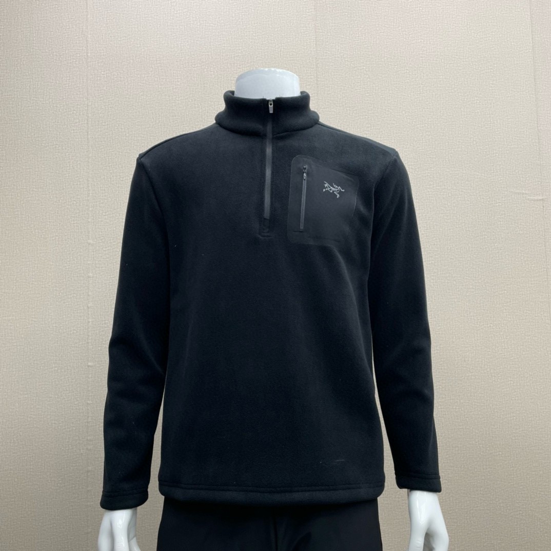 Arc'teryx A貨抓絨高領長袖上衣 灰色中厚版 保暖又舒適| 8 Arc'teryx A貨抓絨高領長袖上衣 灰色中厚版 保暖又舒適