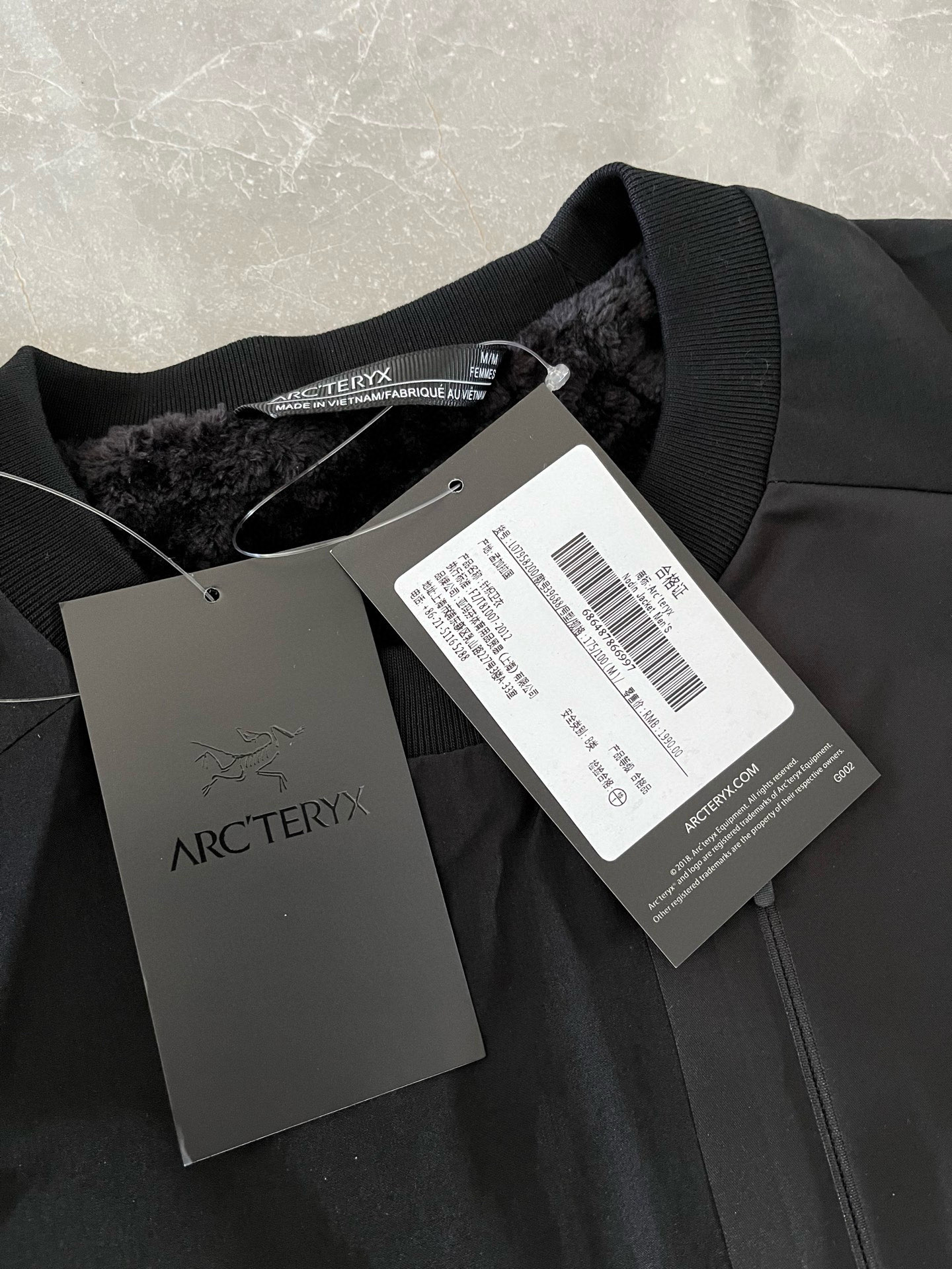 Arc'teryx A貨防風圓領長袖上衣 黑色雙款式 胸前拉鍊設計| 9 Arc'teryx A貨防風圓領長袖上衣 黑色雙款式 胸前拉鍊設計