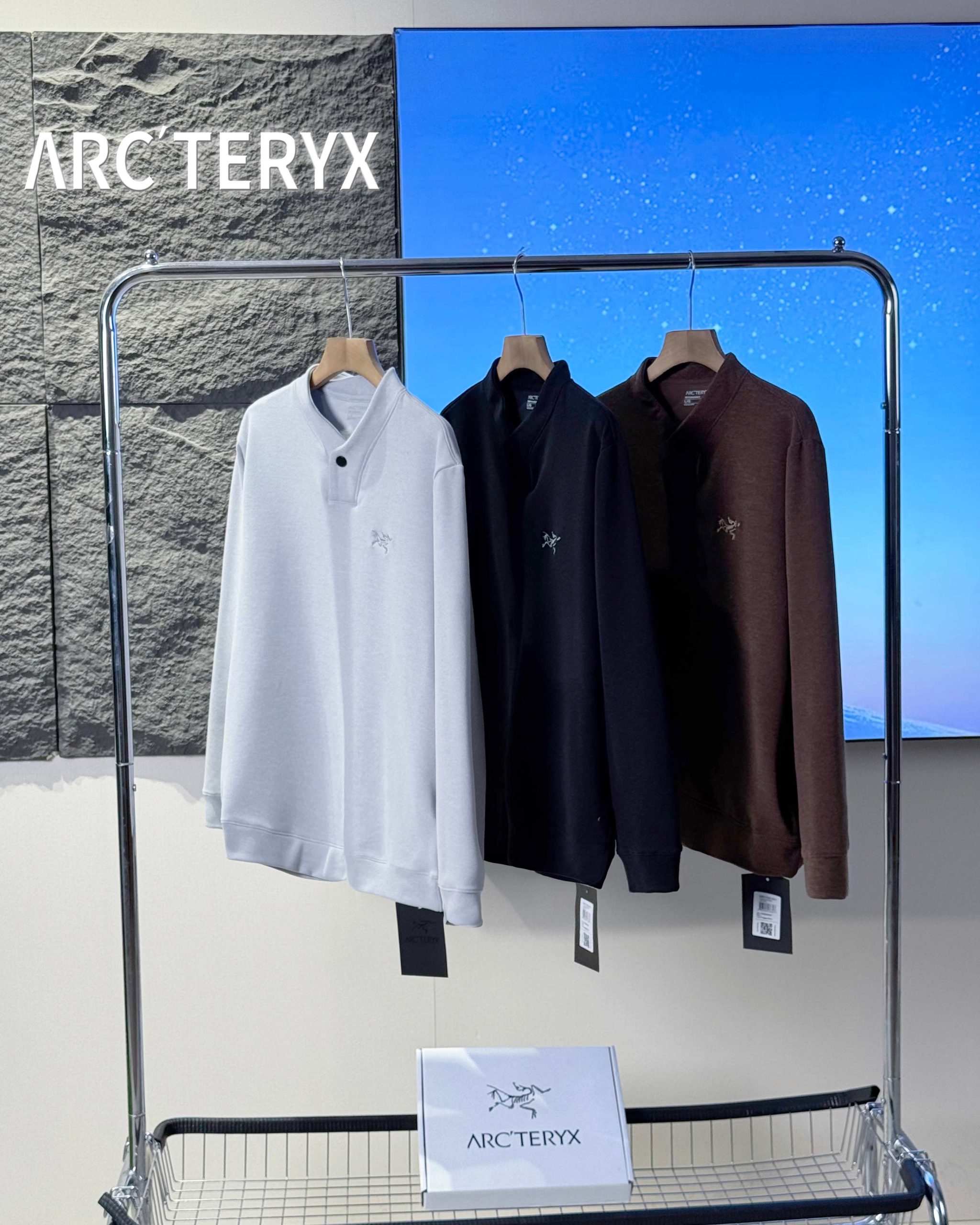 Arc'teryx 高仿男士立領長袖上衣 三釦設計低調有型| 13 Arc'teryx 高仿男士立領長袖上衣 三釦設計低調有型