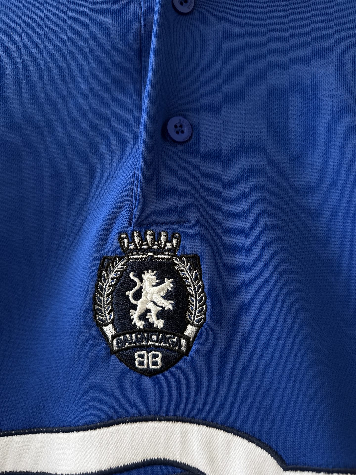 Balenciaga一比一男士藍色運動風連帽衛衣潮流復古設計| 7 Balenciaga一比一男士藍色運動風連帽衛衣潮流復古設計