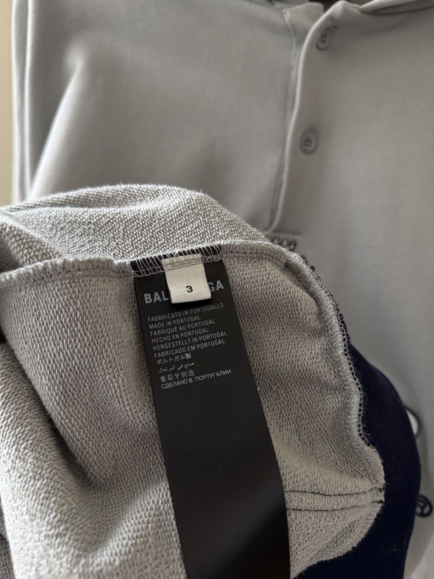 Balenciaga原單男士灰色拼接連帽衛衣舒適質感版型修身| 15 Balenciaga原單男士灰色拼接連帽衛衣舒適質感版型修身