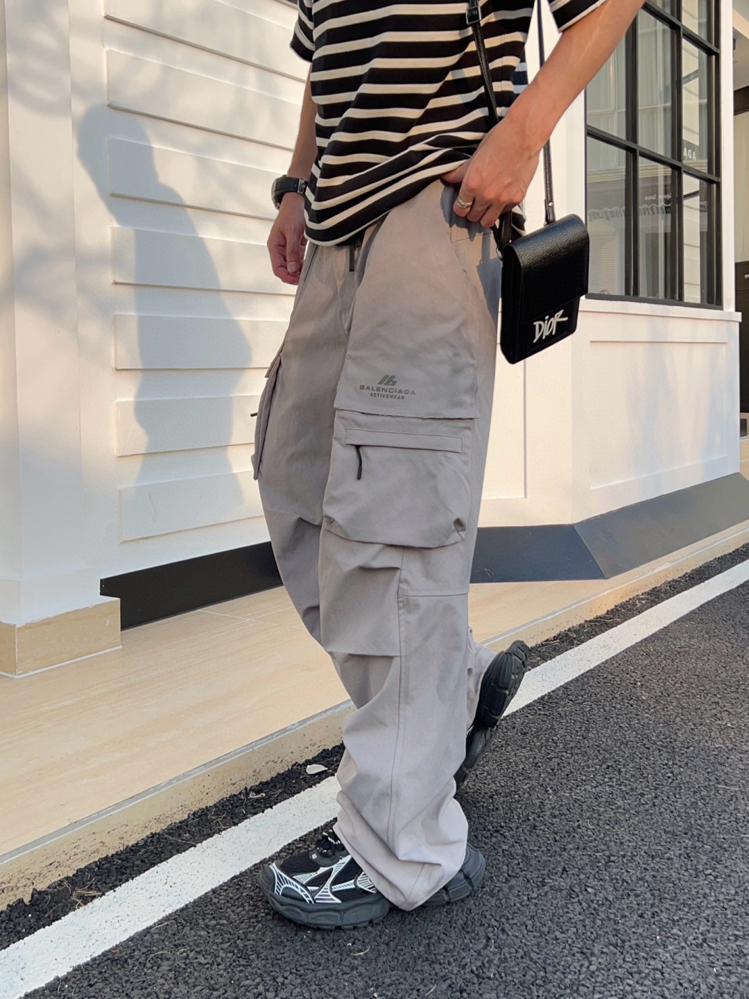 Balenciaga A貨男士灰色多袋工裝褲 寬鬆街頭設計| 13 Balenciaga A貨男士灰色多袋工裝褲 寬鬆街頭設計