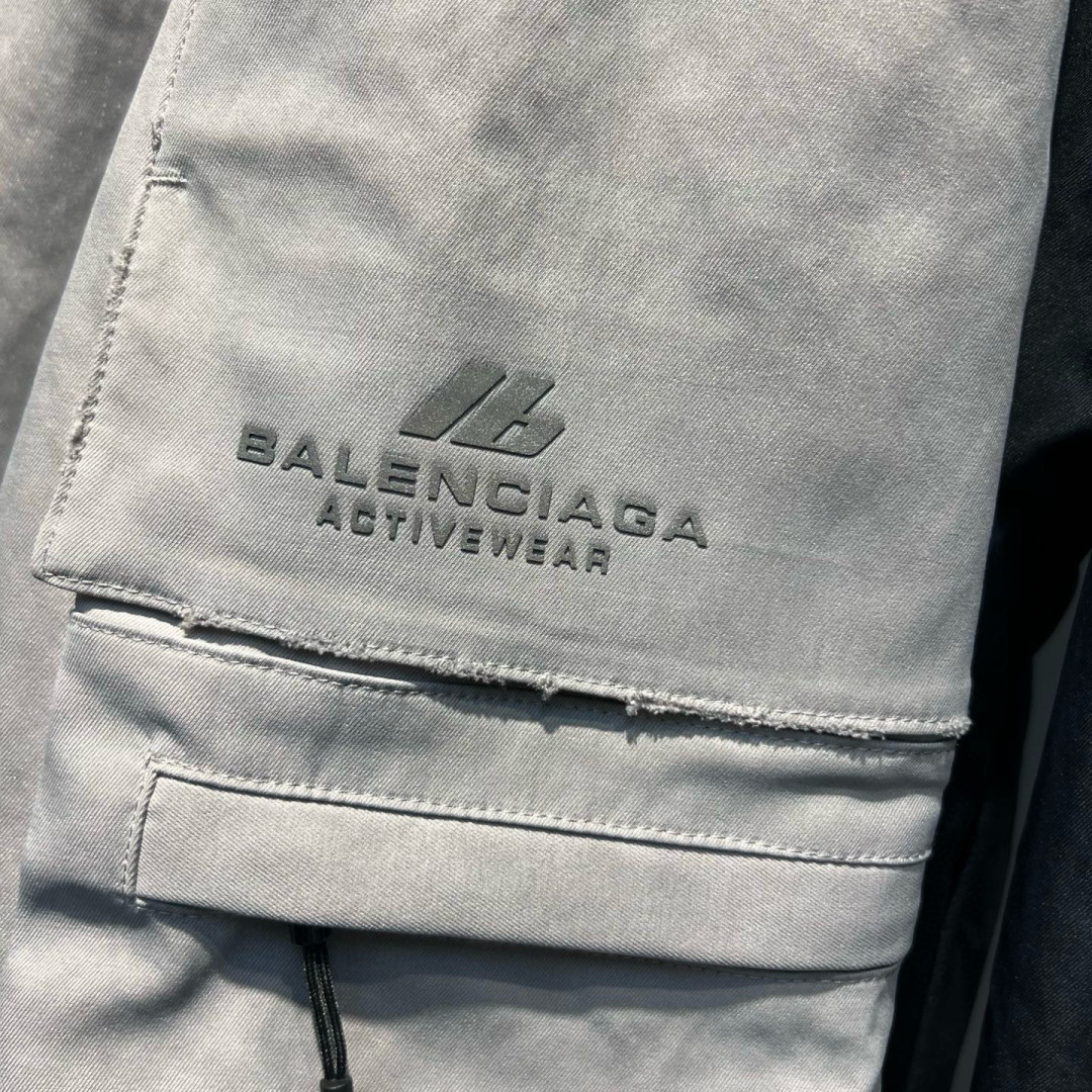 Balenciaga A貨男士灰色多袋工裝褲 寬鬆街頭設計| 7 Balenciaga A貨男士灰色多袋工裝褲 寬鬆街頭設計